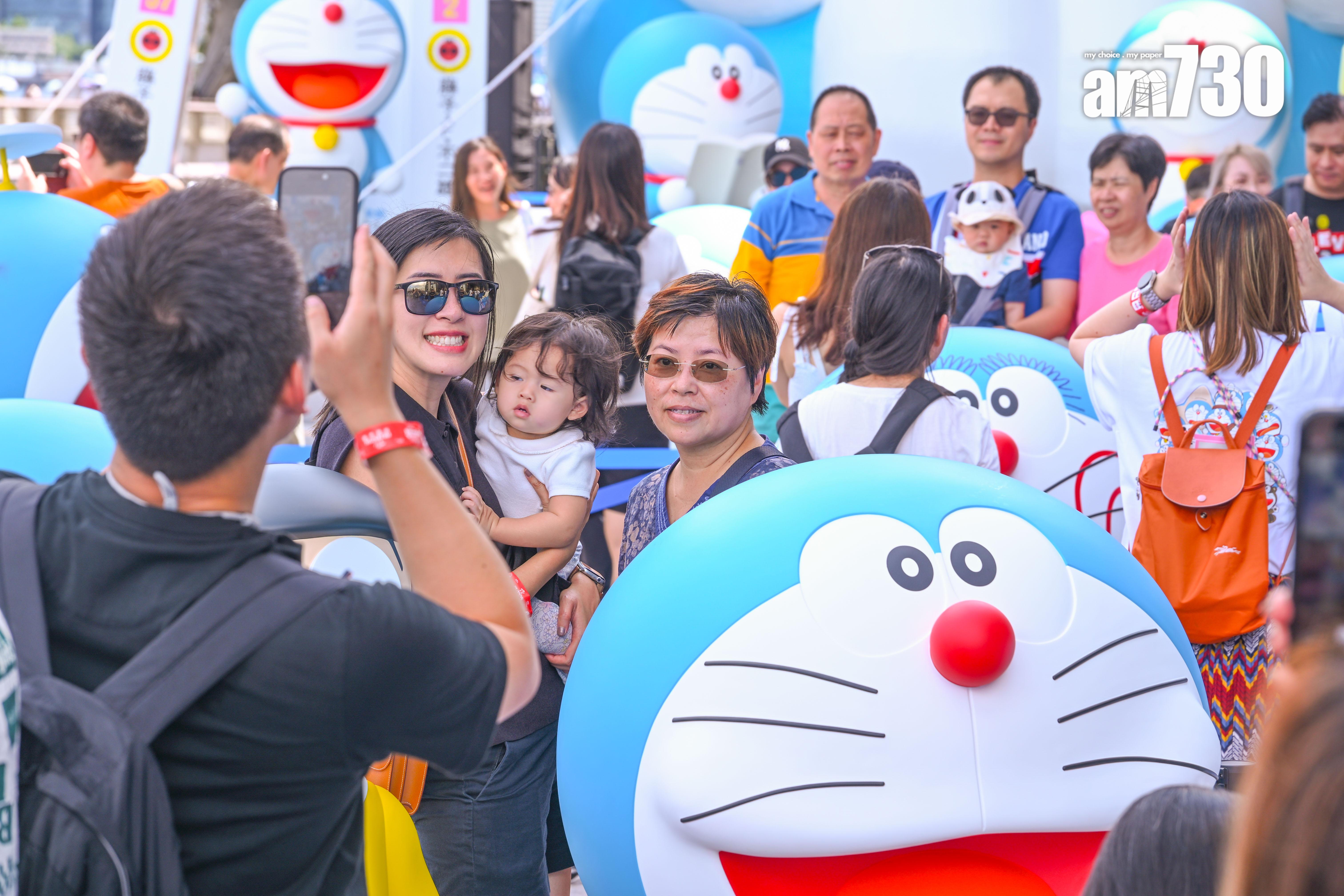 多啦A夢展覽開幕首周末 K11 MUSEA人流升三成 旅客平均消費金額增四成