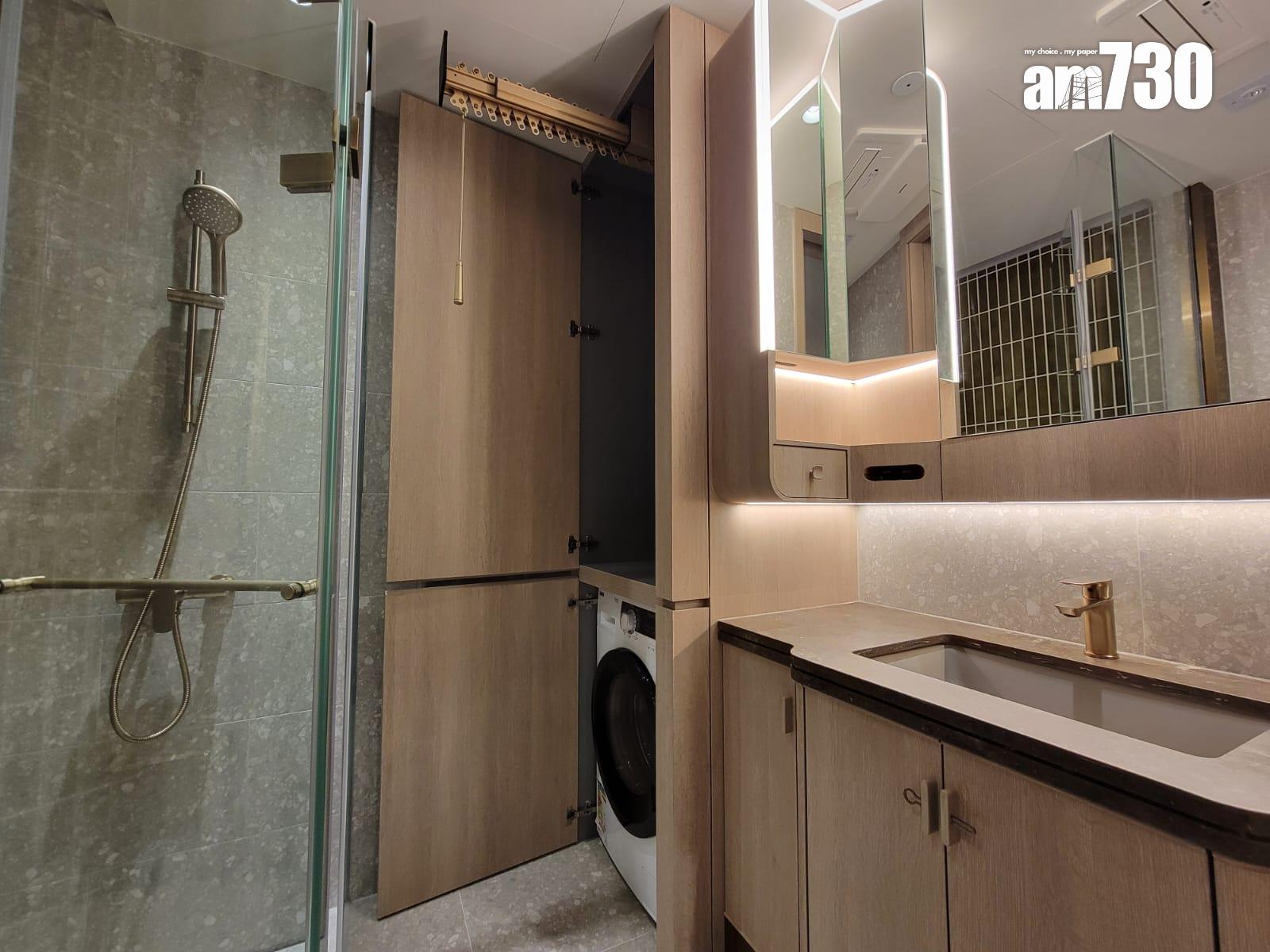 柏蔚森I示範單位|560呎交樓標準三房套曝光 客廳寬敞易擺家具(多圖有片)|啟德新盤