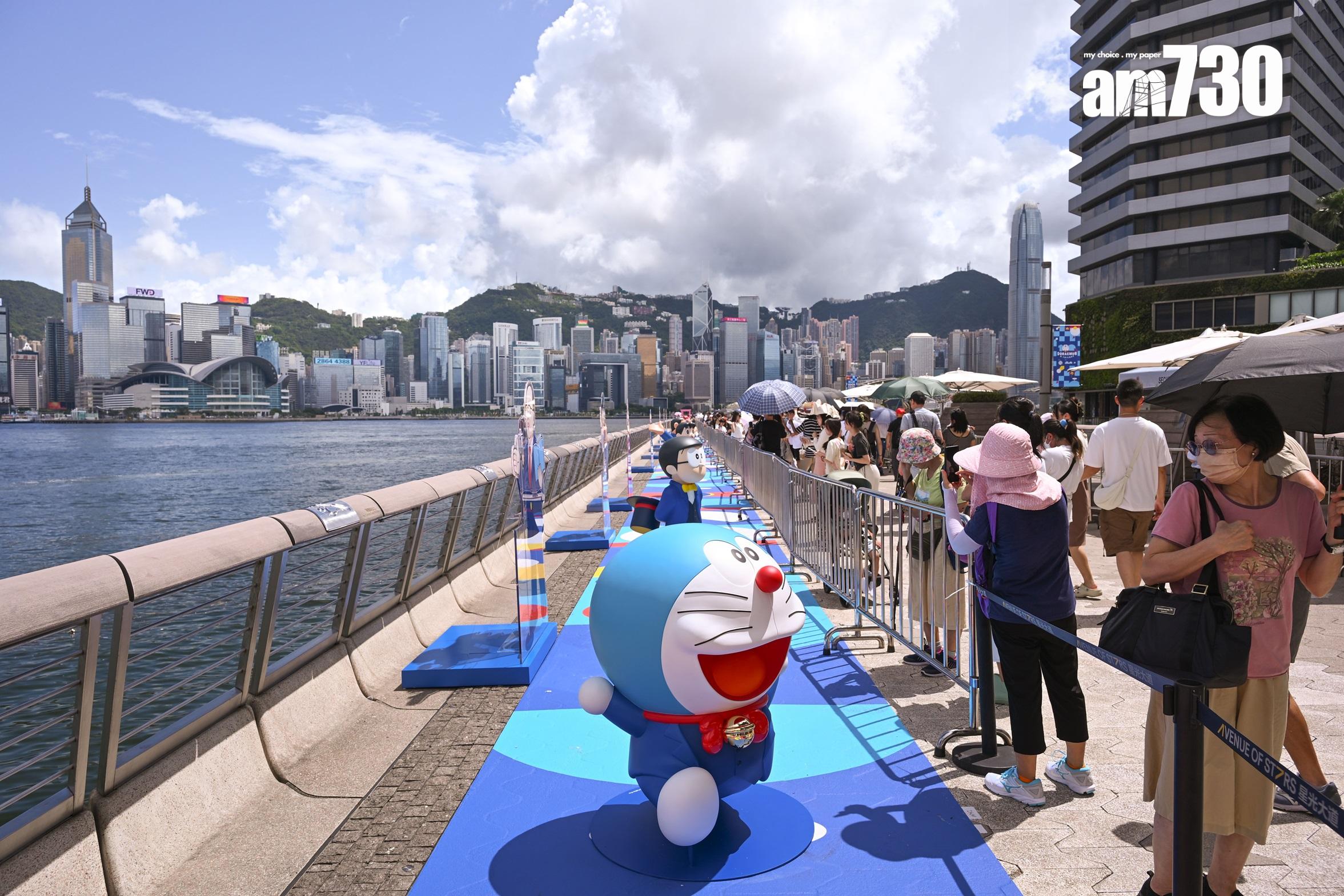 多啦A夢展覽開幕首周末 K11 MUSEA人流升三成 旅客平均消費金額增四成