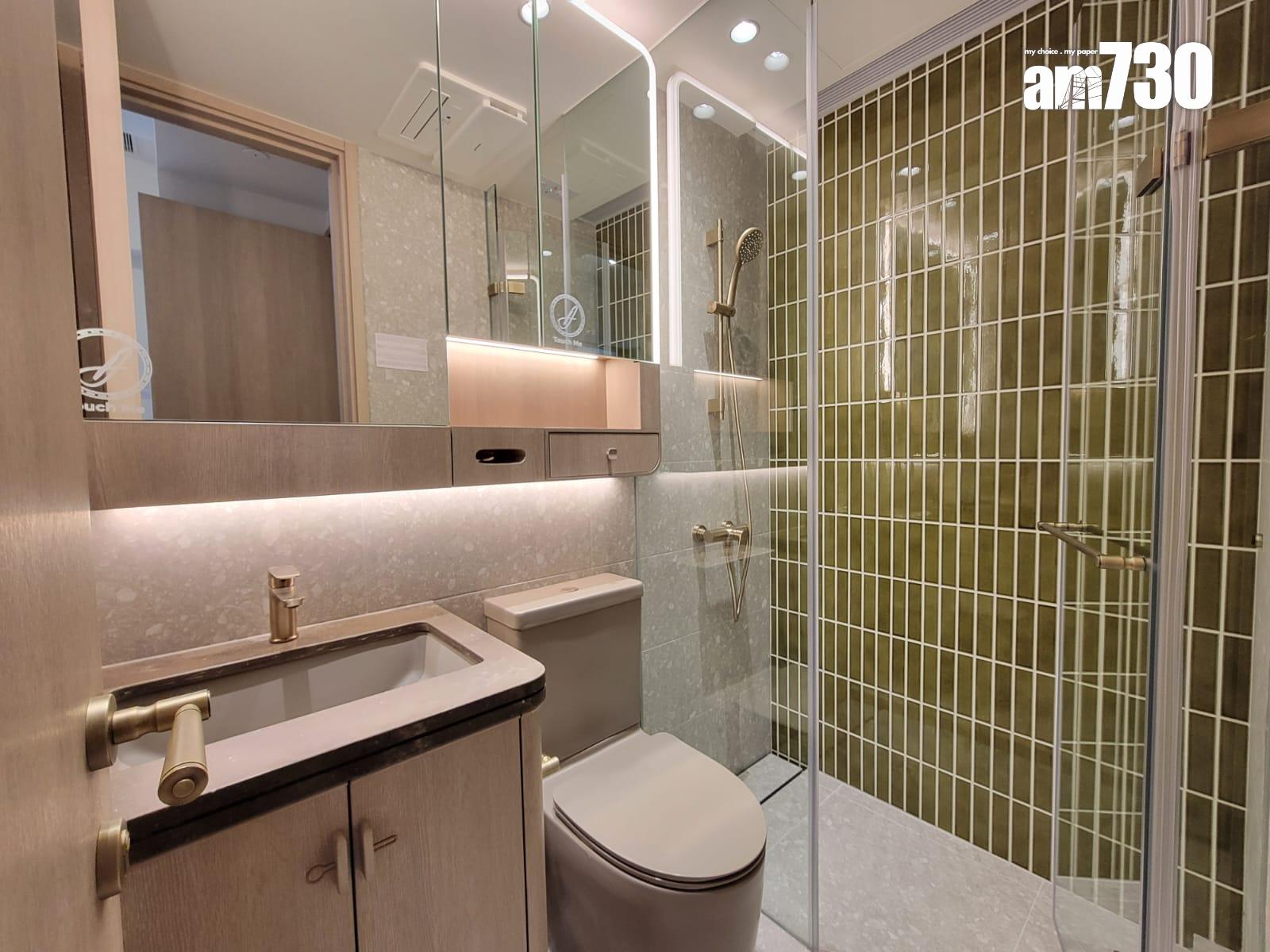 柏蔚森I示範單位|560呎交樓標準三房套曝光 客廳寬敞易擺家具(多圖有片)|啟德新盤