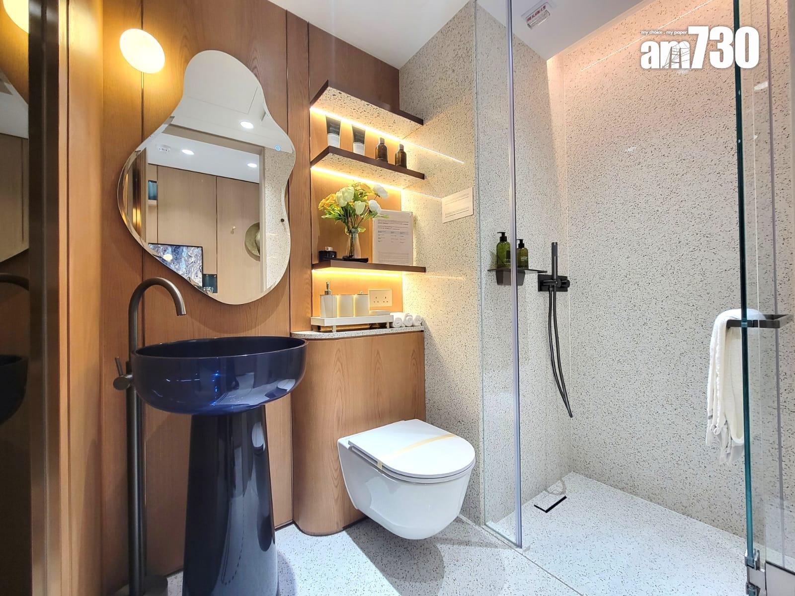 意嵐示範單位|316呎一房 設延伸枱面夠實用 波浪形設計切合海岸主題(多圖有片)|屯門新盤