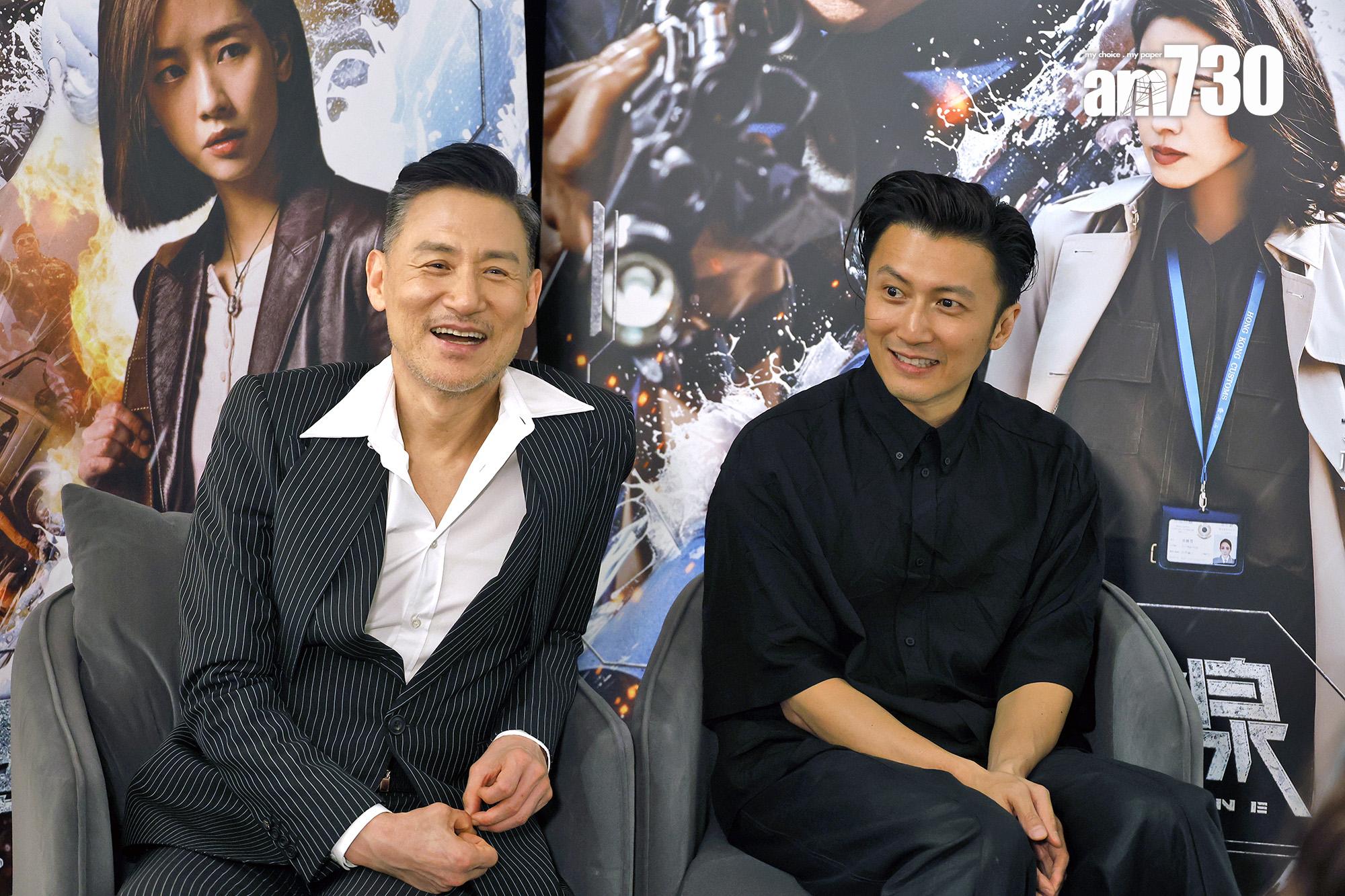 張學友獲霆鋒封為「動作影印機」。(林俊源攝)