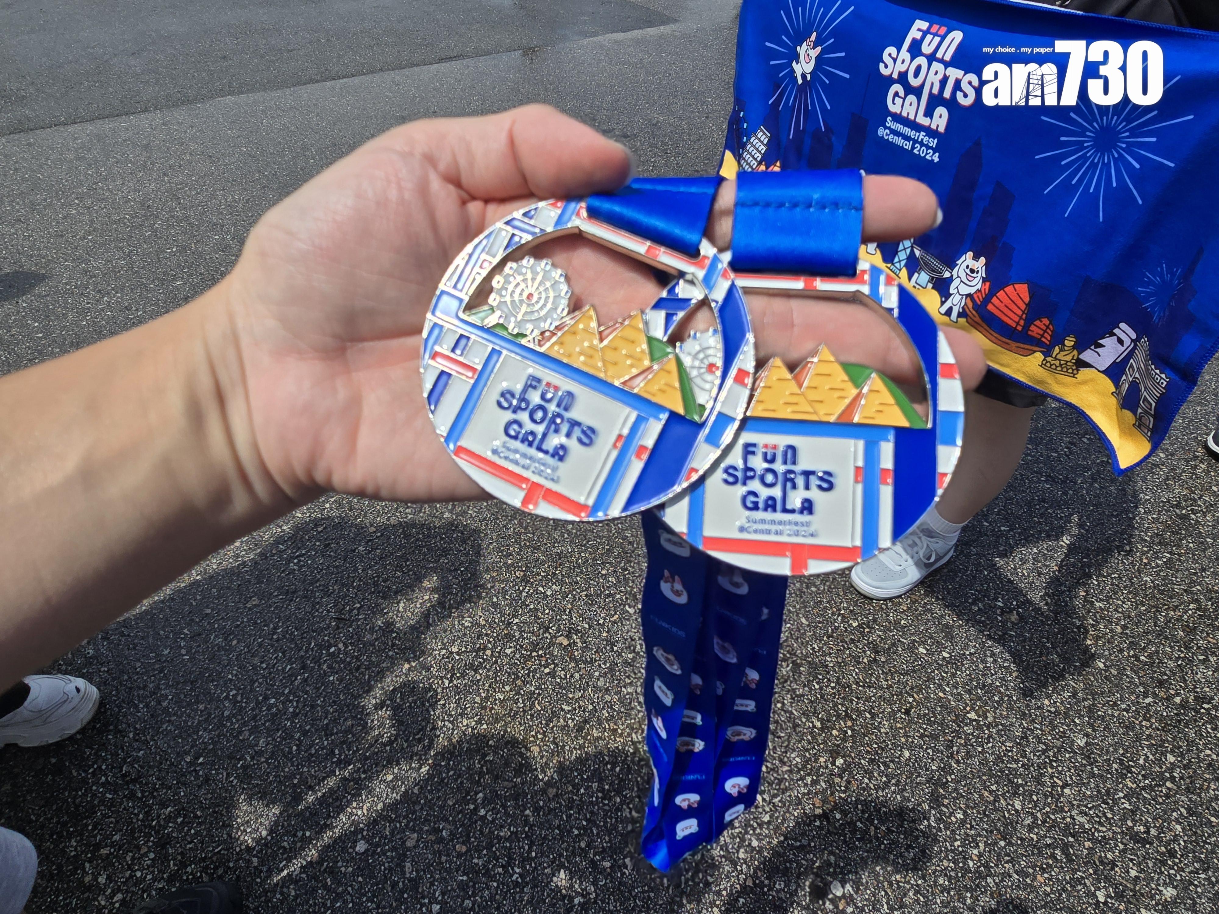 SummerFest 中環夏誌明舉行 五大巨型充氣「世界奇蹟」聚集中環 (李朗僑攝)