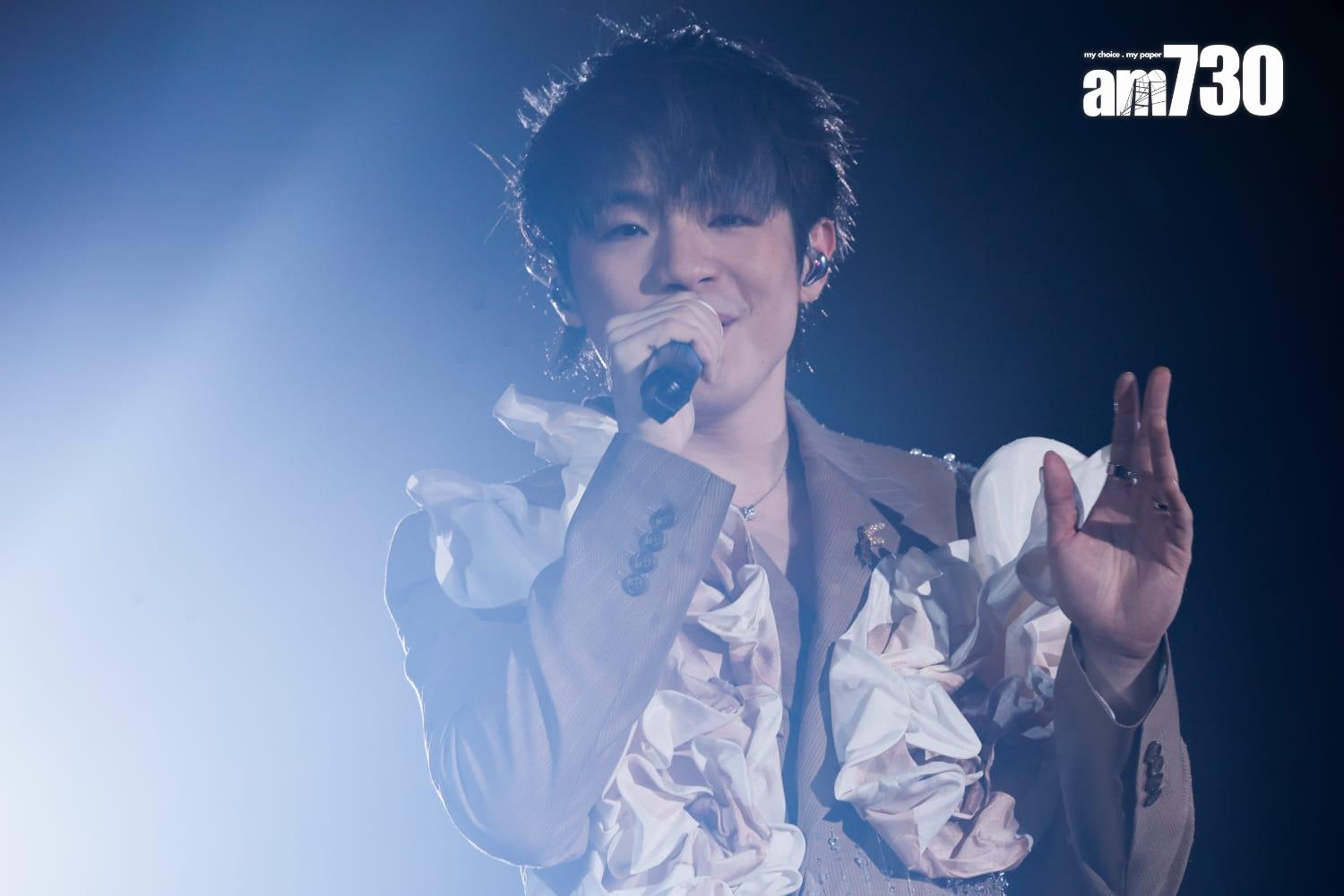 除了大唱多首自己代表作外,Ian還演繹不少前輩作品。 (蘇文傑攝)