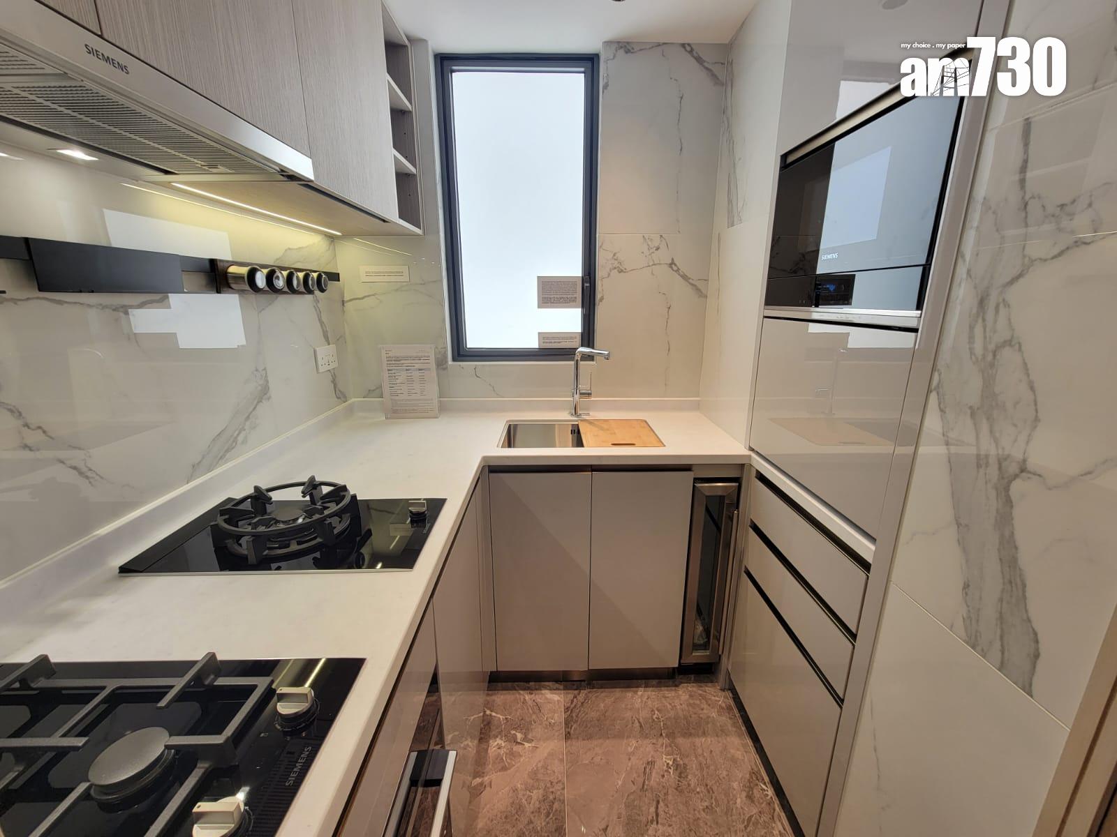 意嵐示範單位|653呎三房長方形客飯廳寬敞實用 輕鬆擺放大型家具(多圖有片)|屯門新盤