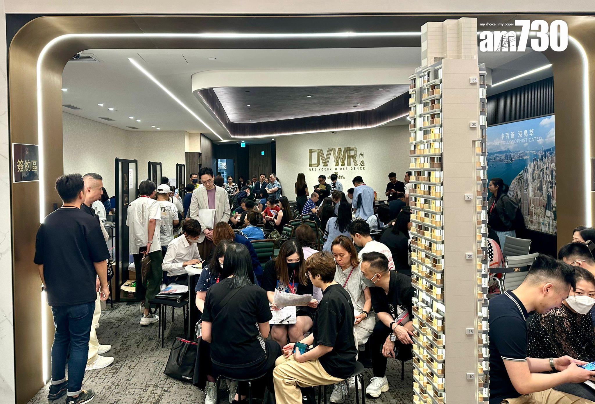 尚逸開賣|首輪即日沽65伙 大手客斥逾1215萬購2伙作投資|西營盤新盤