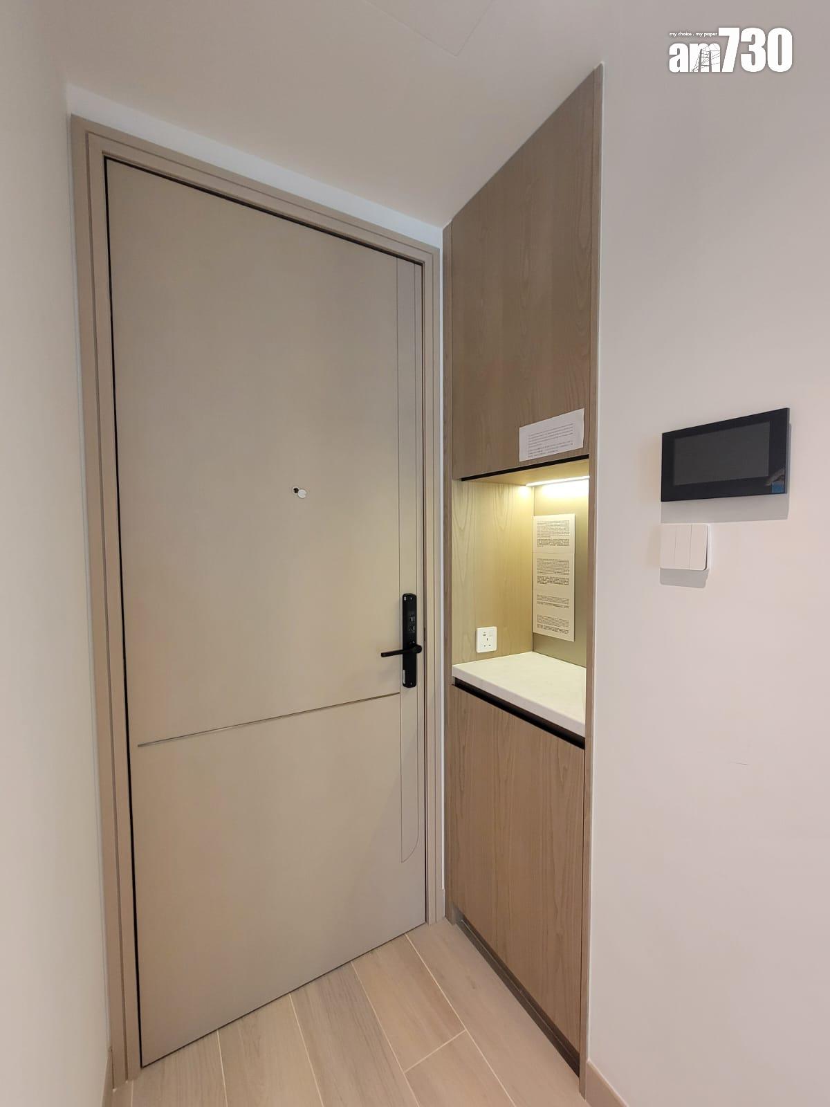 意嵐示範單位|一房及兩房採開廚設計 淺木色儲物櫃空間足|多圖有片