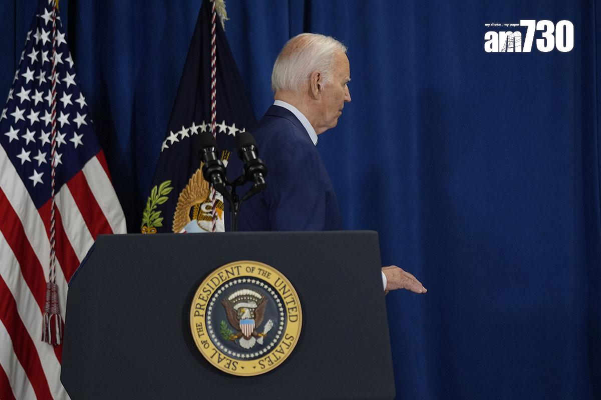 拜登譴責槍擊事件,批評這種暴力行為令人覺得噁心。(美聯社)