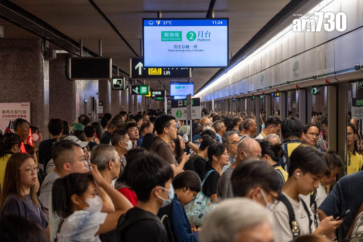太子站今日是觀塘綫與荃灣綫的唯一轉車站。(陳奕釗攝)