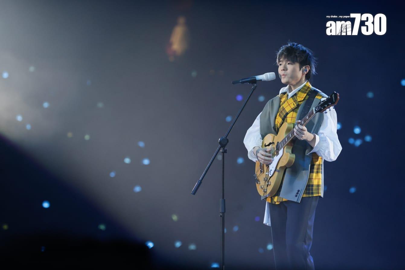 陳卓賢首個個人演唱會今晚開鑼。 (蘇文傑攝)