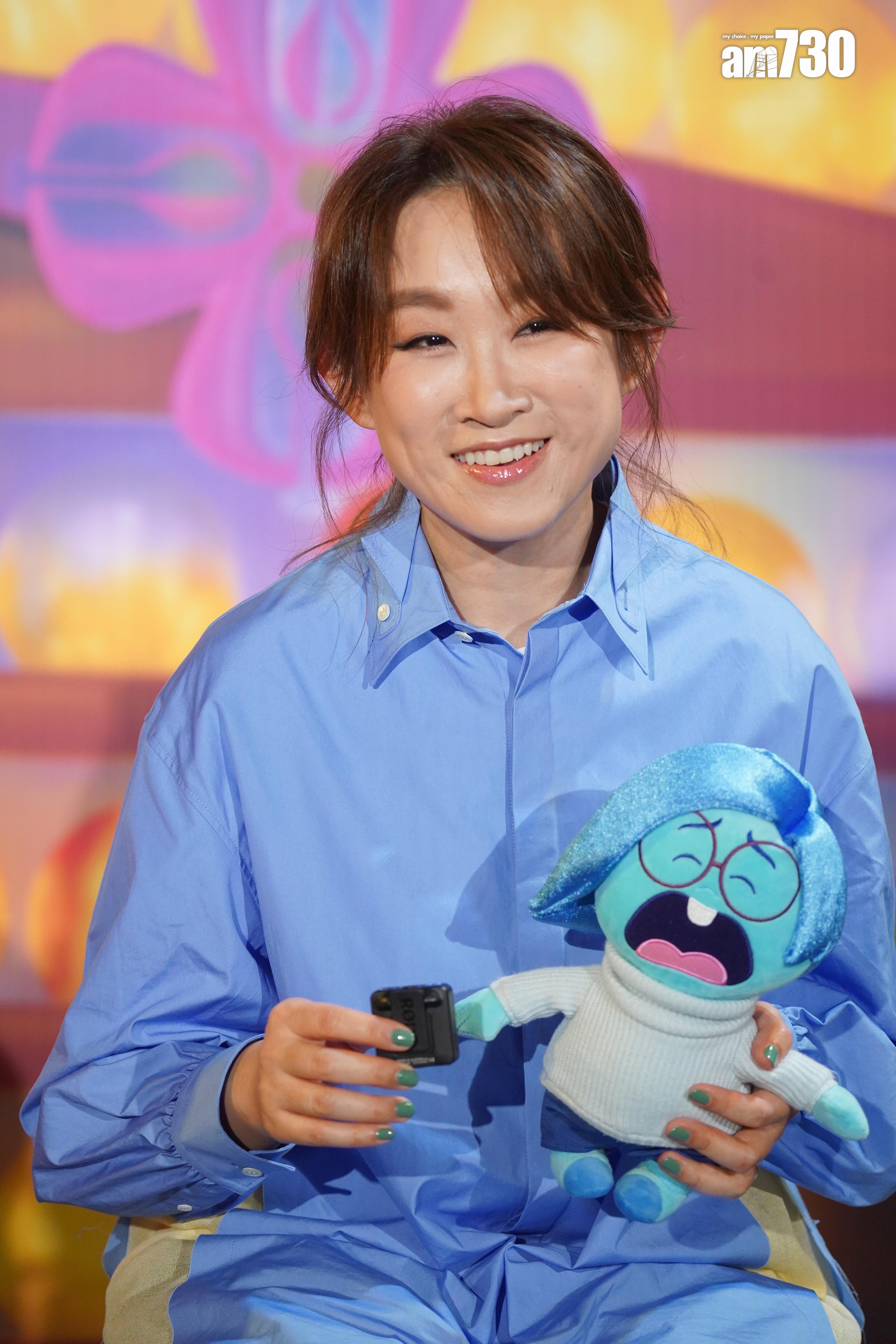 王菀之笑言自己甚少發怒,想試試聲演阿燥。(董立華攝)