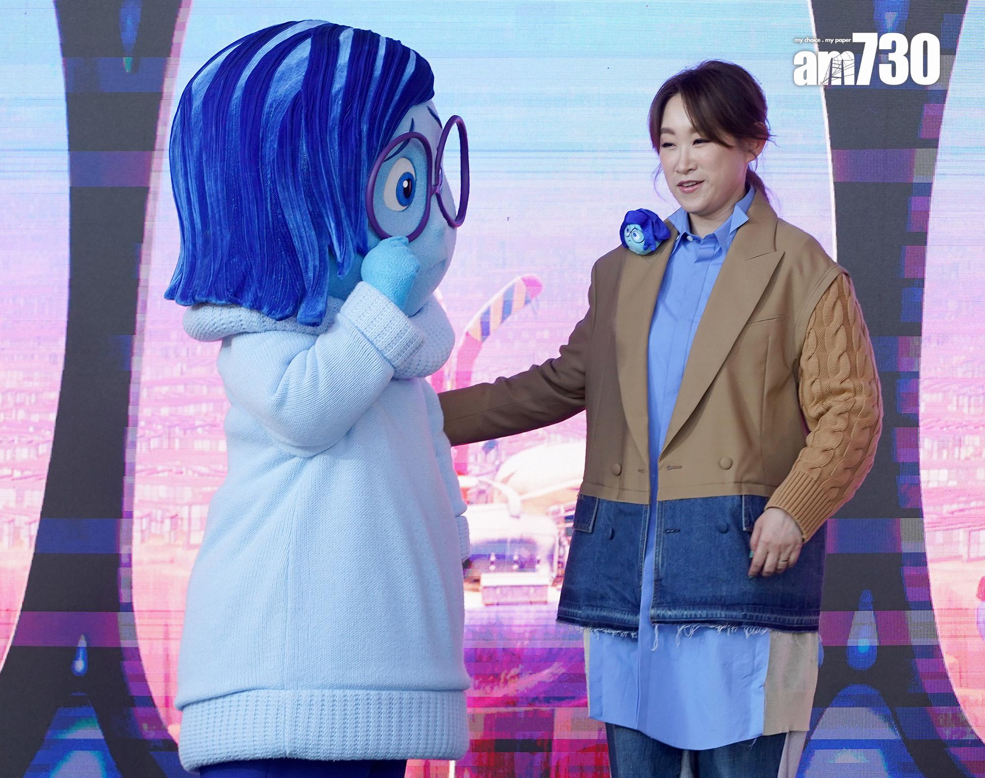 Ivana在《玩轉腦朋友2》再次聲演阿愁。(董立華攝)