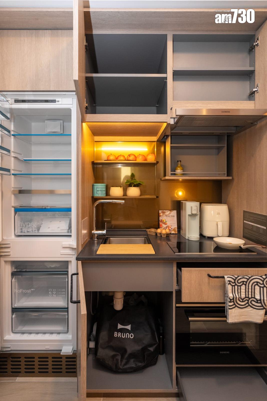 柏蔚森I示範單位|385呎兩房無走廊設計 專利室內設備便利生活(多圖有片)|啟德新盤