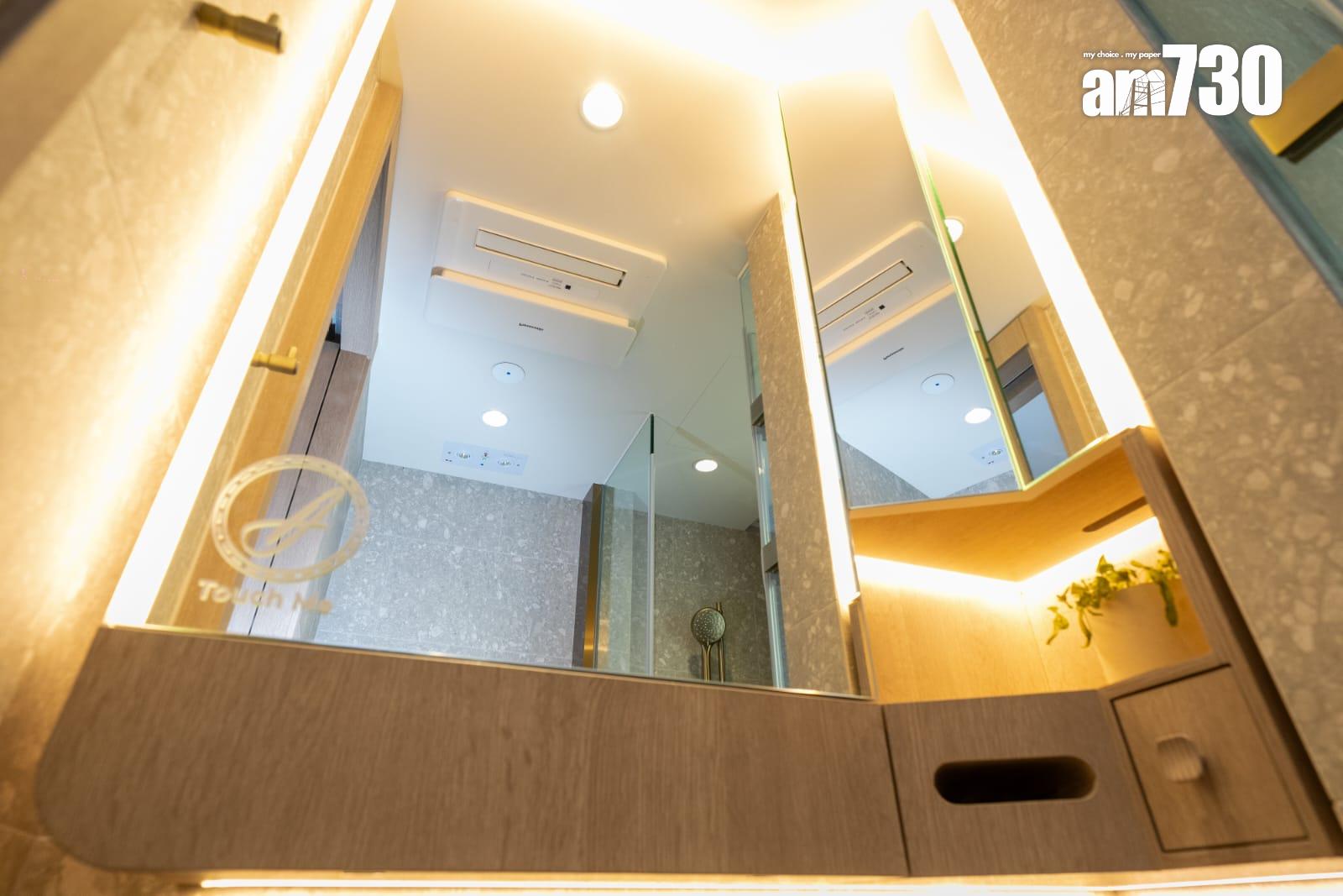 柏蔚森I示範單位|385呎兩房無走廊設計 專利室內設備便利生活(多圖有片)|啟德新盤