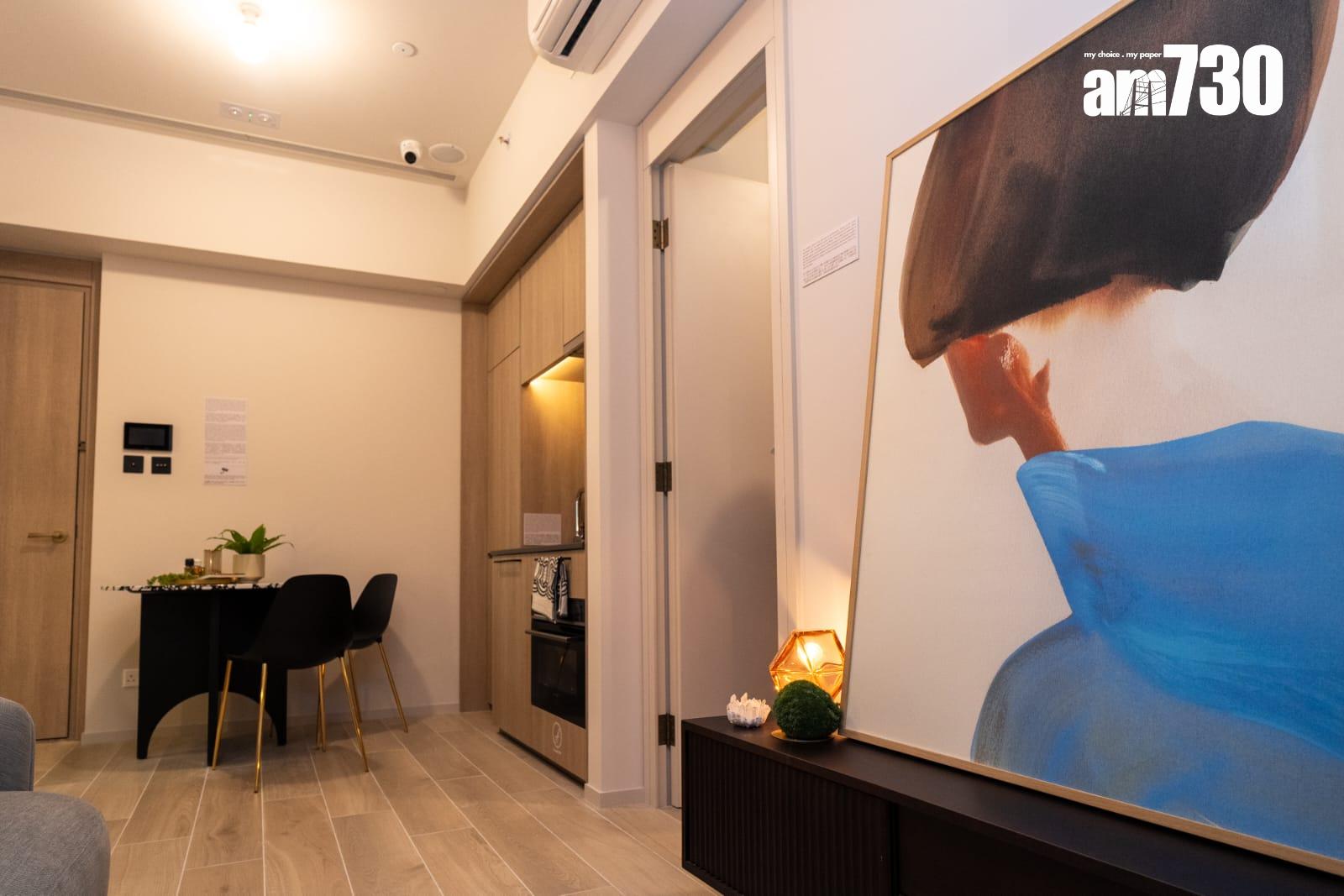 柏蔚森I示範單位|385呎兩房無走廊設計 專利室內設備便利生活(多圖有片)|啟德新盤