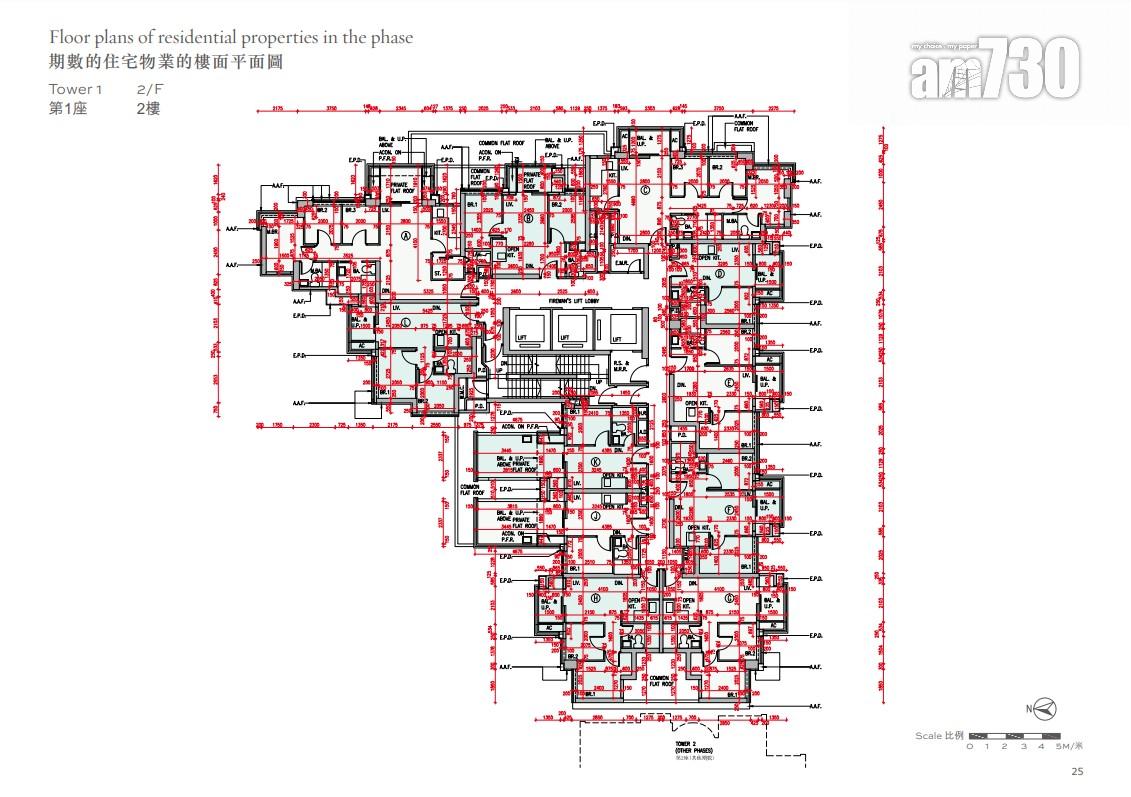 啟德柏蔚森III提供264伙 面積223至666呎 三房設梗廚設計|新盤樓書