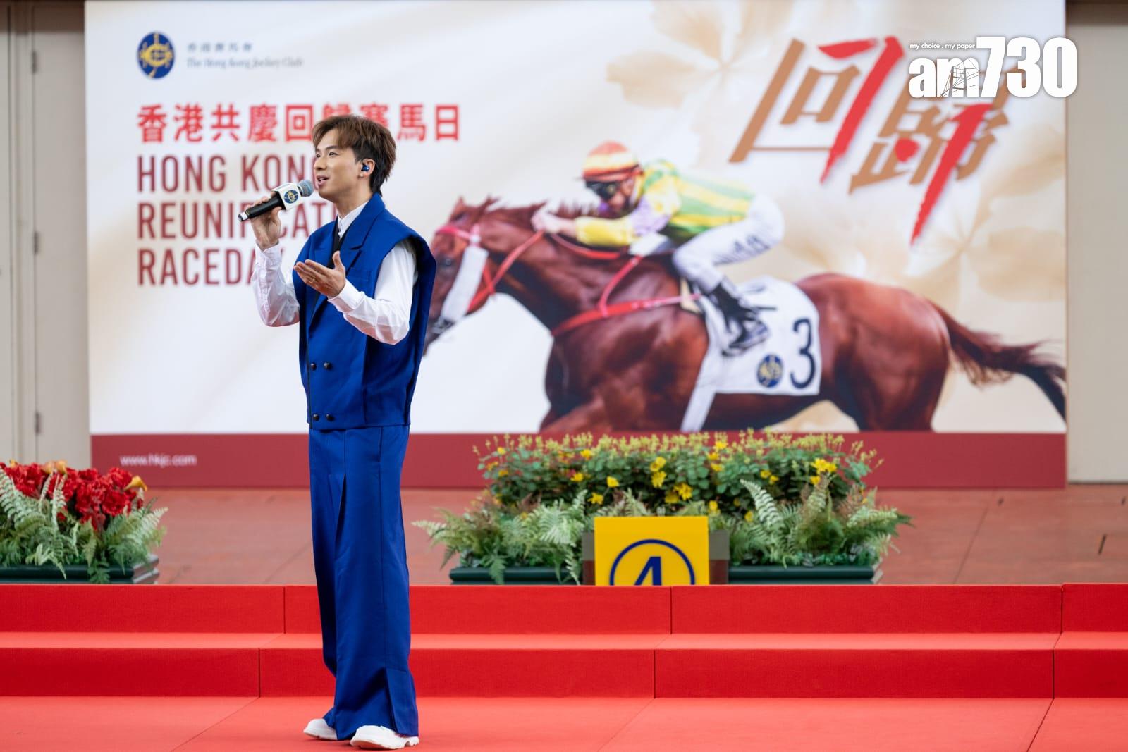 周吉佩獻唱《你是我唯一的》。(陳奕釗攝)