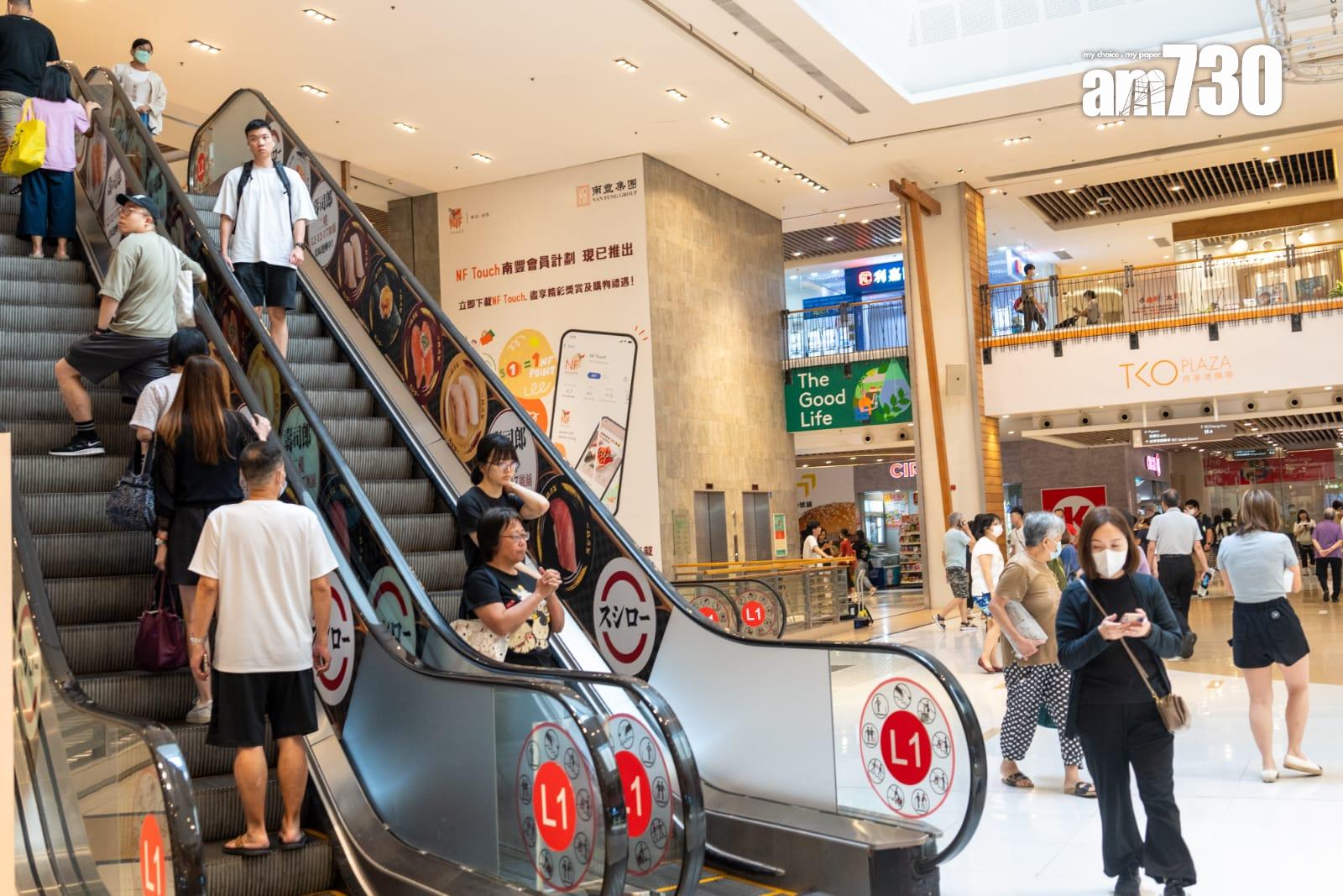 將軍澳廣場日前發生兒童綁架案。(林靄怡攝)