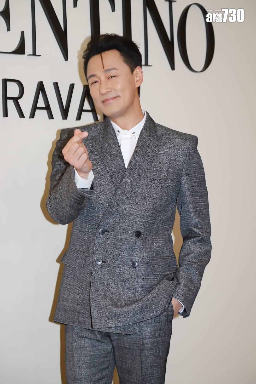 林峯出席VALENTINO的銅鑼灣新店活動。(羅錦鴻攝)