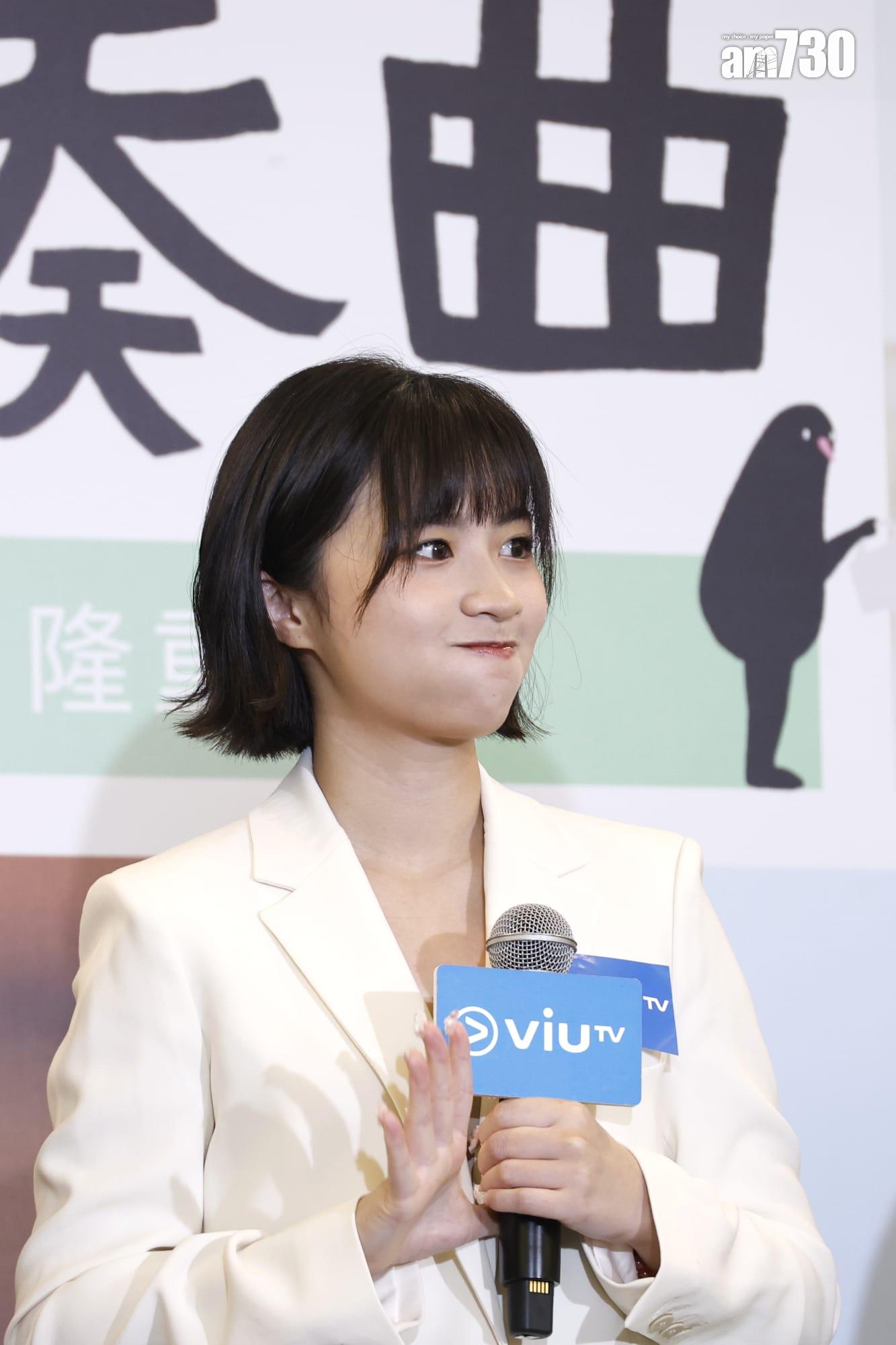 Sica在《島嶼協奏曲》記者會上,分享在台灣拍劇的趣事。(林俊源攝)