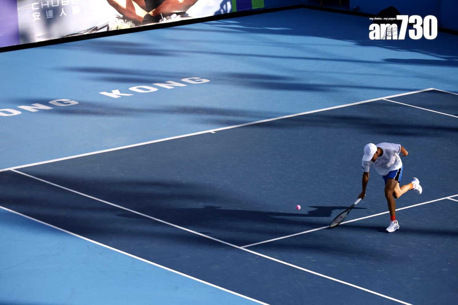 ⿈澤林⾒⾯會|夢想是贏得四大滿貫冠軍 展示香港運動員實力。(林俊源攝)