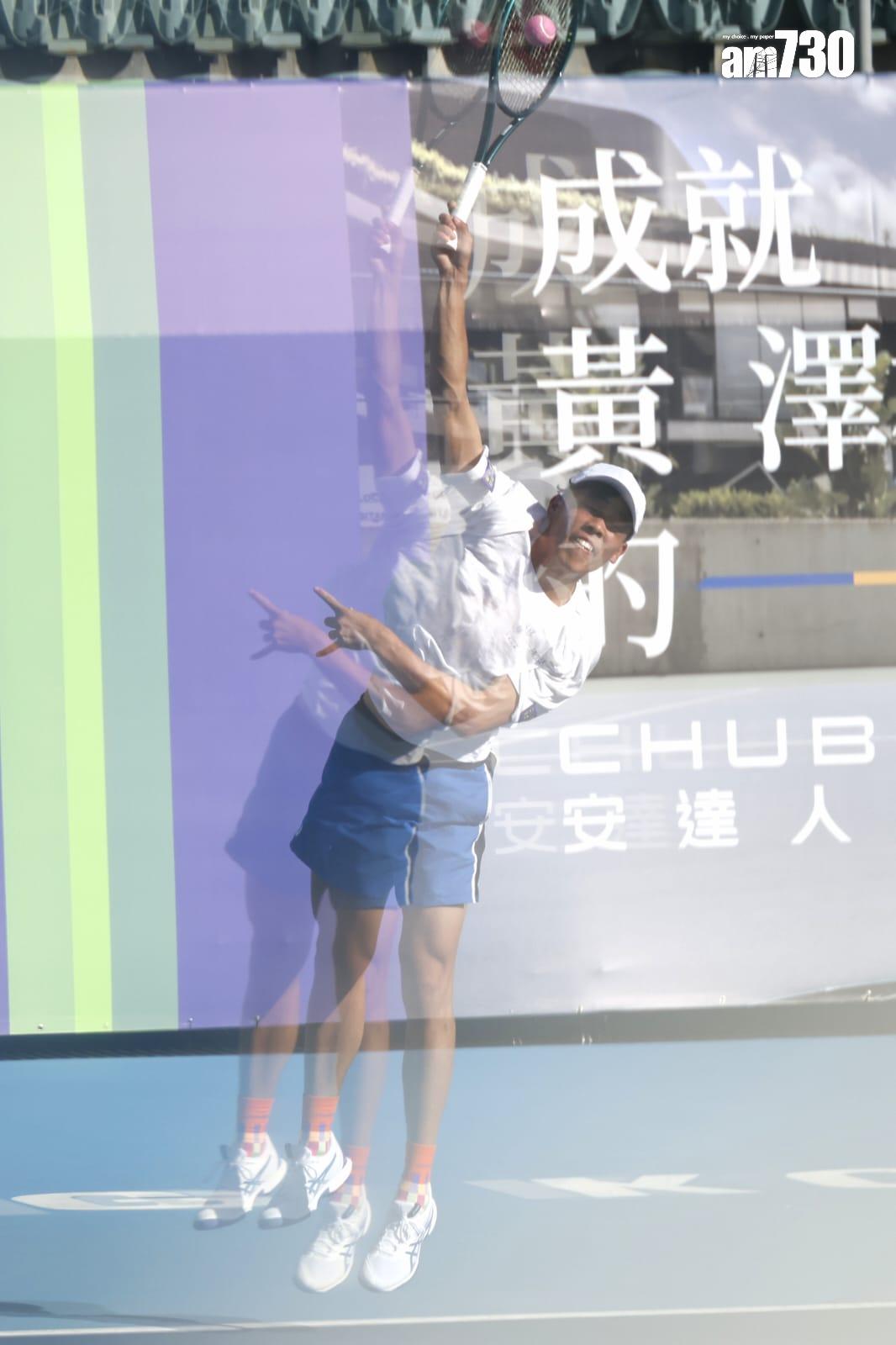 ⿈澤林⾒⾯會|夢想是贏得四大滿貫冠軍 展示香港運動員實力。(林俊源攝)