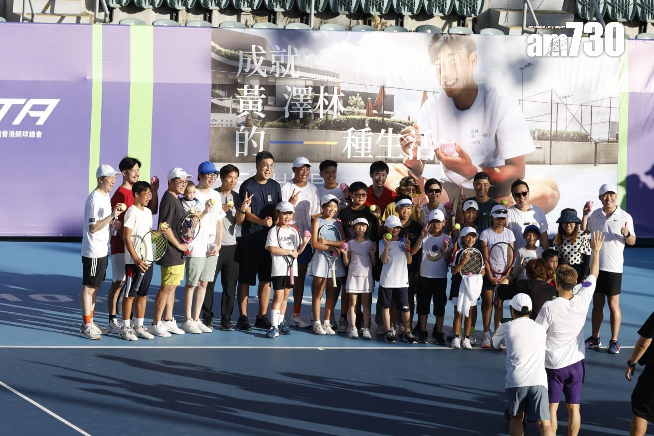 ⿈澤林⾒⾯會|夢想是贏得四大滿貫冠軍 展示香港運動員實力。(林俊源攝)