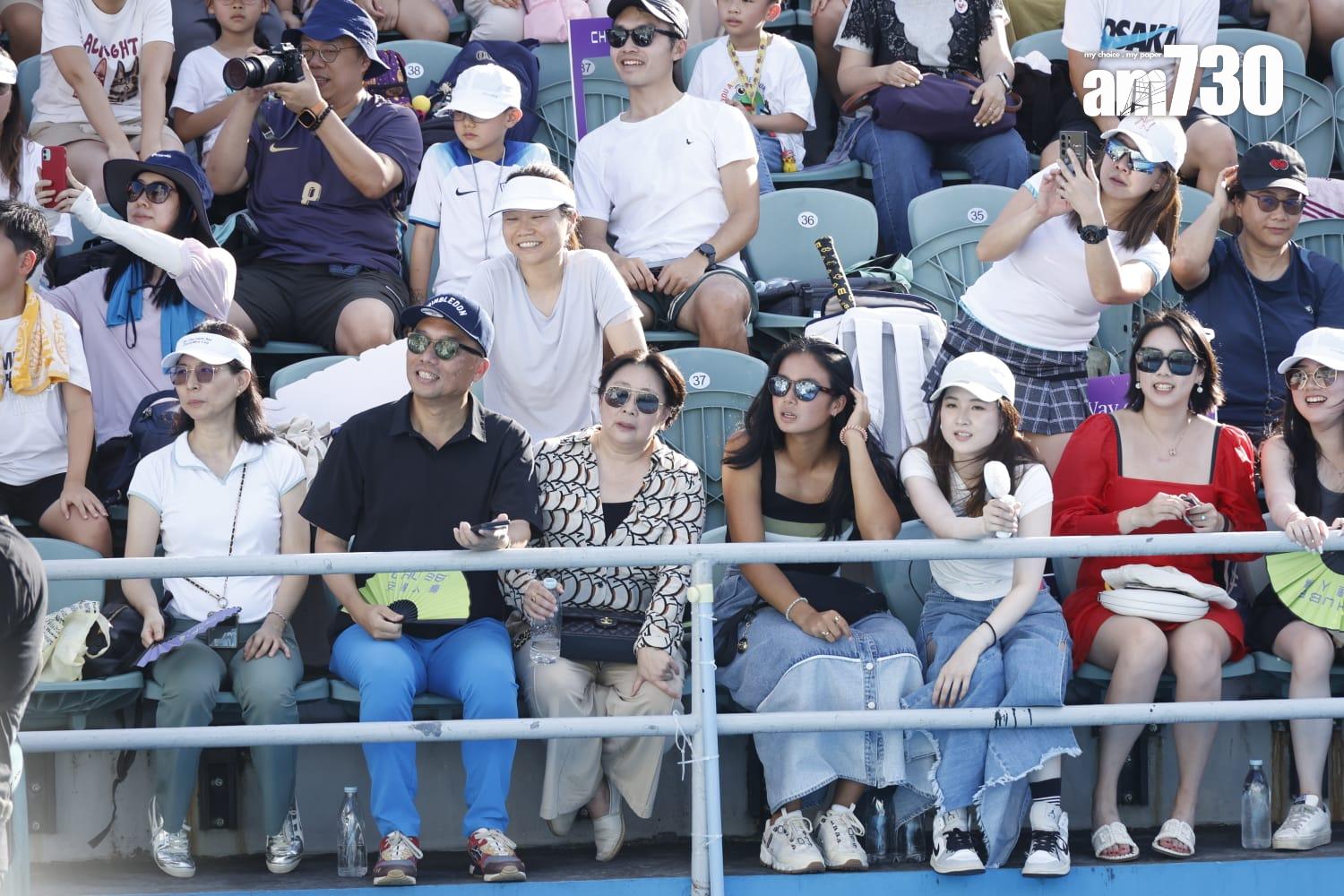 ⿈澤林⾒⾯會|夢想是贏得四大滿貫冠軍 展示香港運動員實力。(林俊源攝)