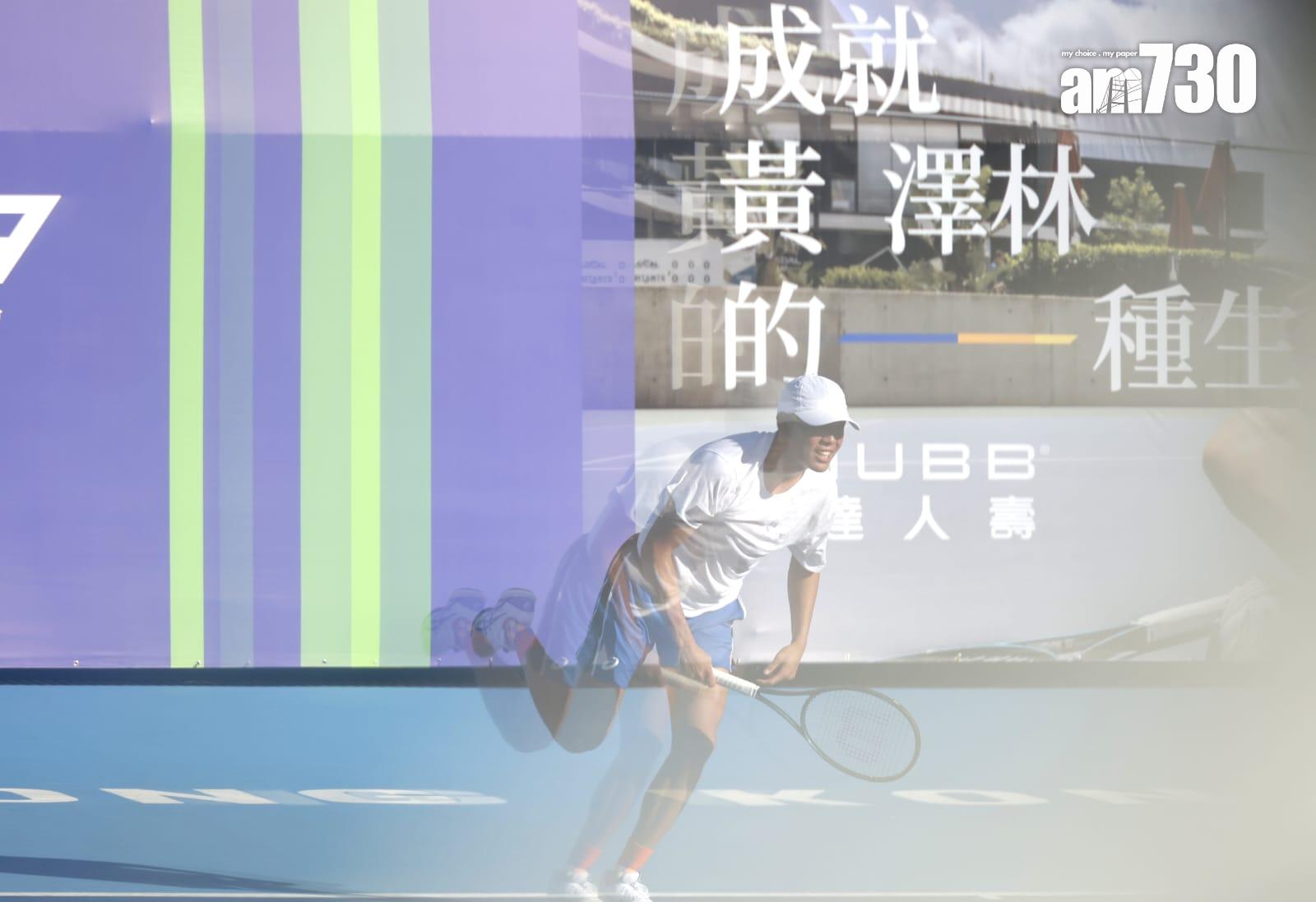 ⿈澤林⾒⾯會|夢想是贏得四大滿貫冠軍 展示香港運動員實力。(林俊源攝)