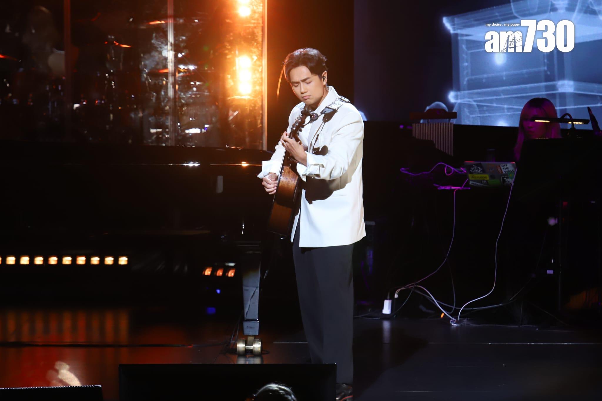 鄭俊弘與何雁詩發起《ANGELS WITHIN US 天使綜合症慈善演唱會》。(羅錦鴻攝)