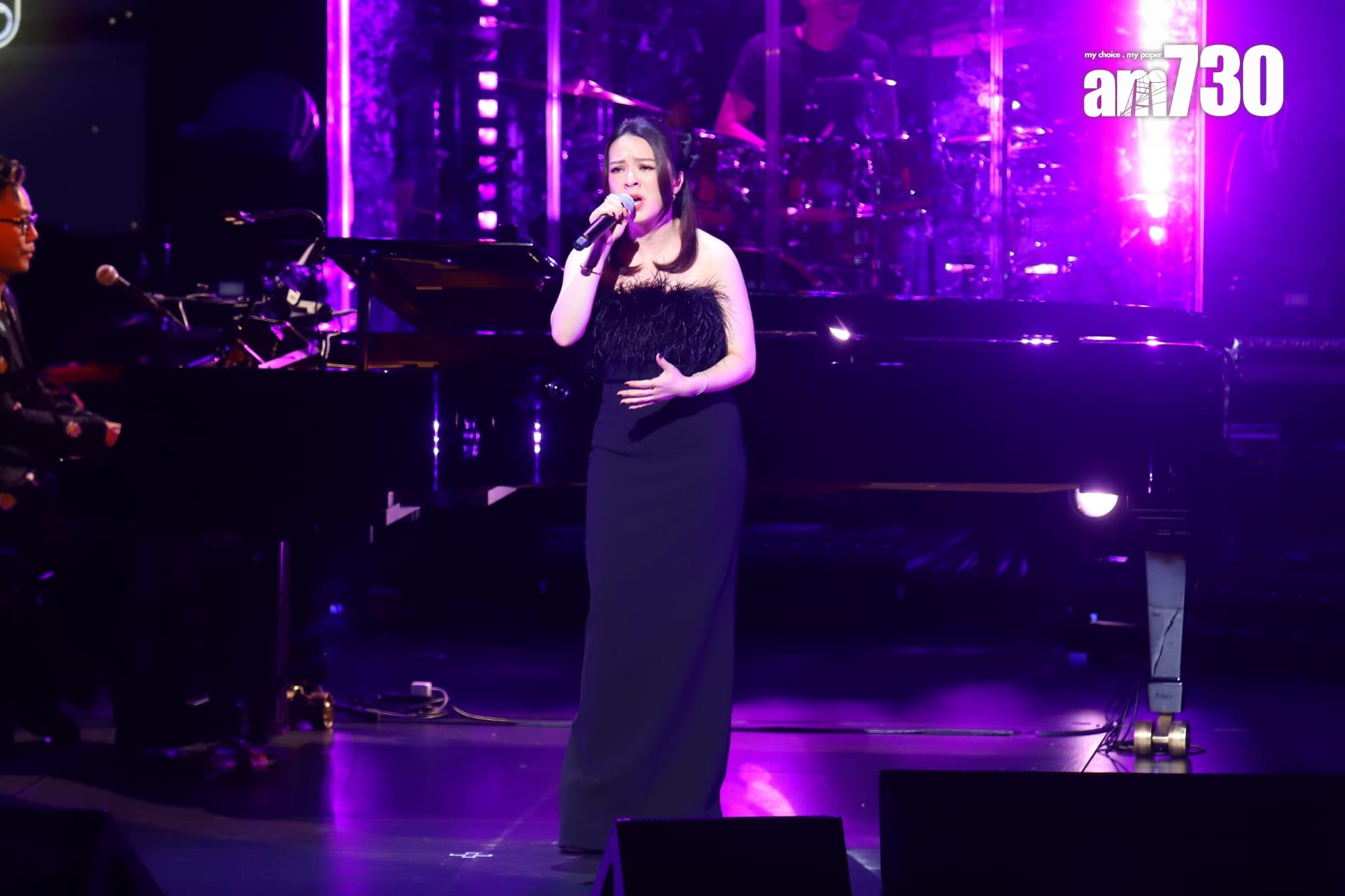 鄭俊弘與何雁詩發起《ANGELS WITHIN US 天使綜合症慈善演唱會》。(羅錦鴻攝)