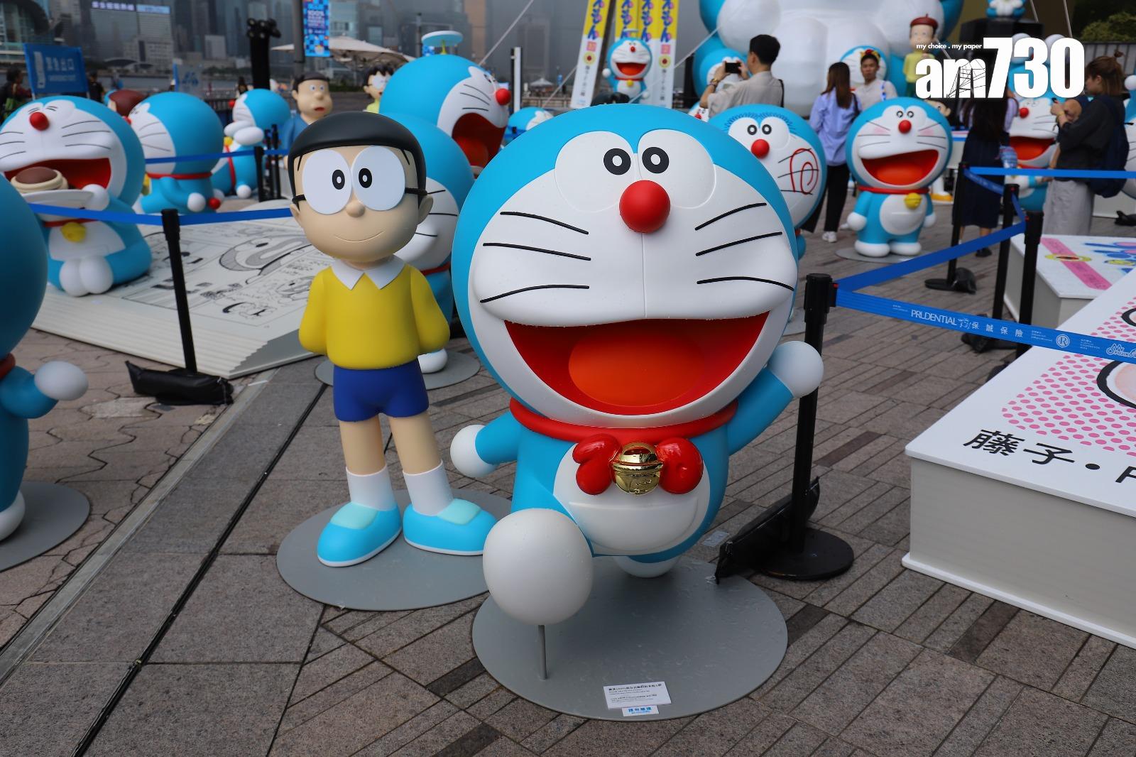 100%多啦A夢户外展區(羅錦鴻攝)