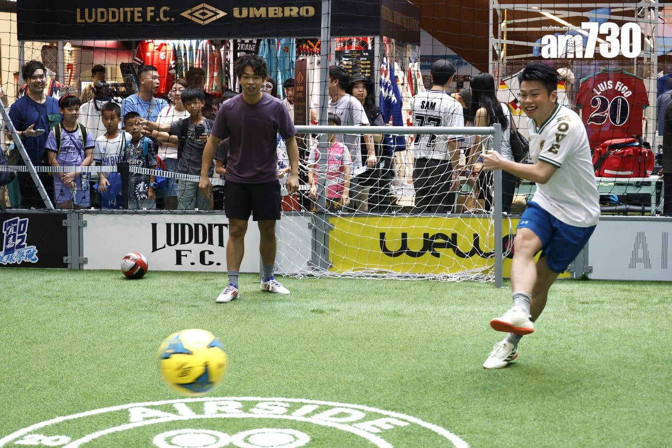 「最強足球2 vs 2冠軍盃」總決賽及明星表演賽。(林俊源攝)