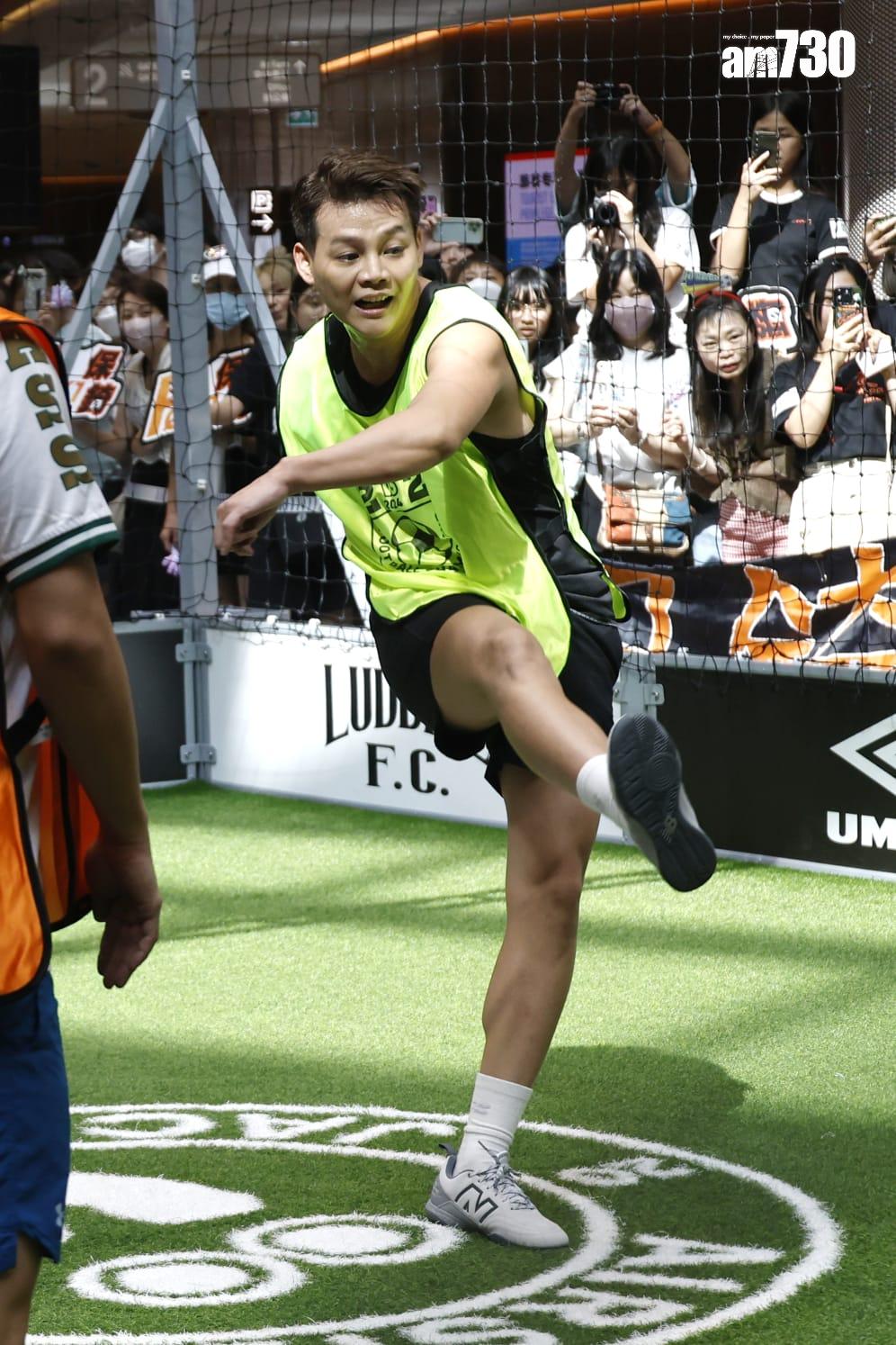 「最強足球2 vs 2冠軍盃」總決賽及明星表演賽。(林俊源攝)