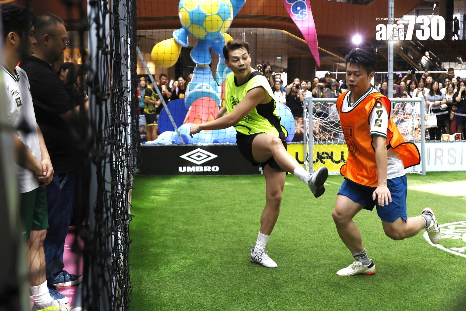 「最強足球2 vs 2冠軍盃」總決賽及明星表演賽。(林俊源攝)
