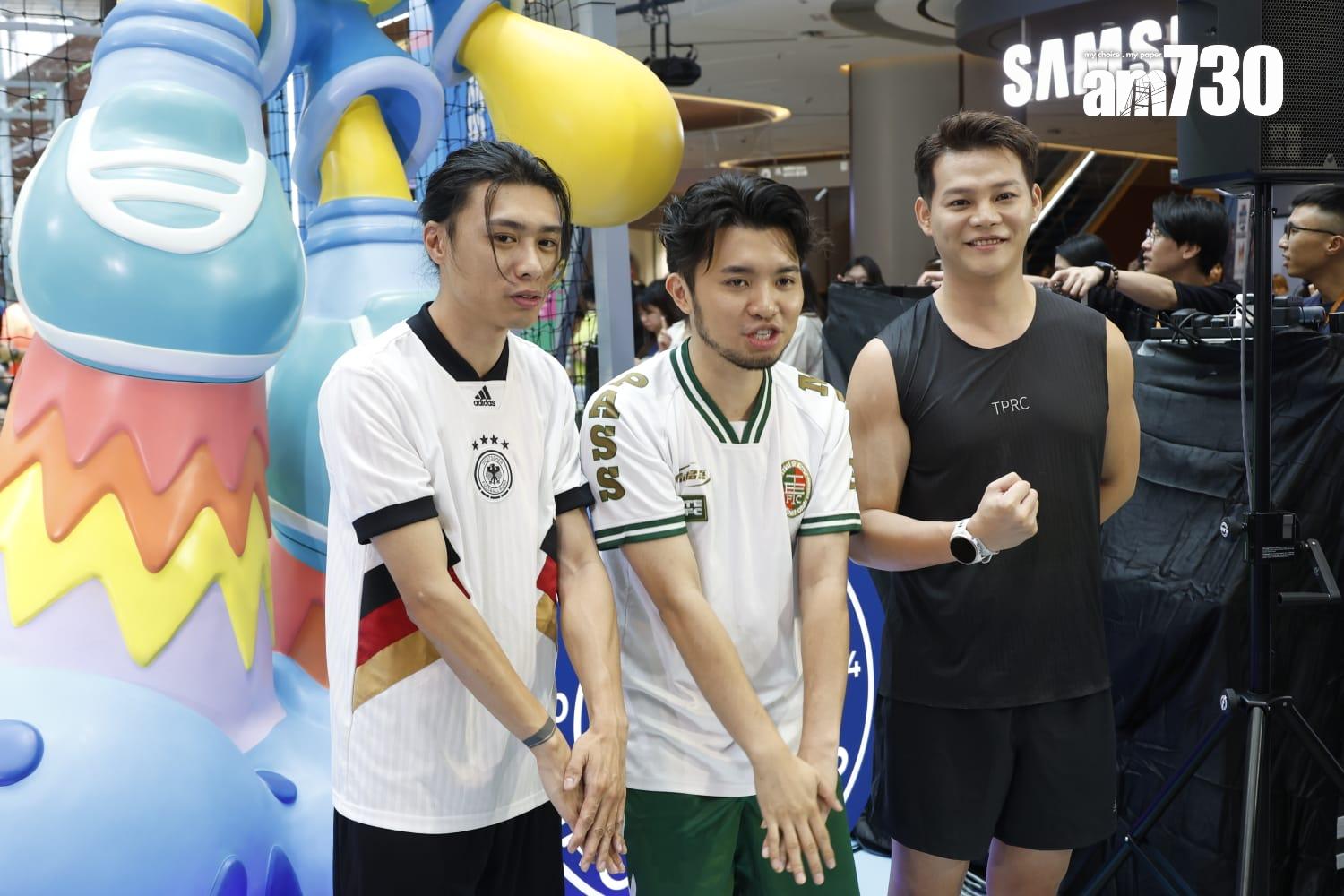 「最強足球2 vs 2冠軍盃」總決賽及明星表演賽。(林俊源攝)