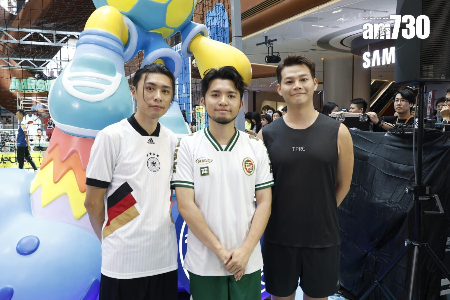 「最強足球2 vs 2冠軍盃」總決賽及明星表演賽。(林俊源攝)