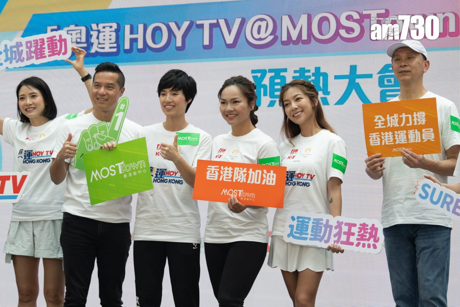 何雁詩、李慧詩等出席《奧運 HOY TV》預熱大會。(林靄怡攝)