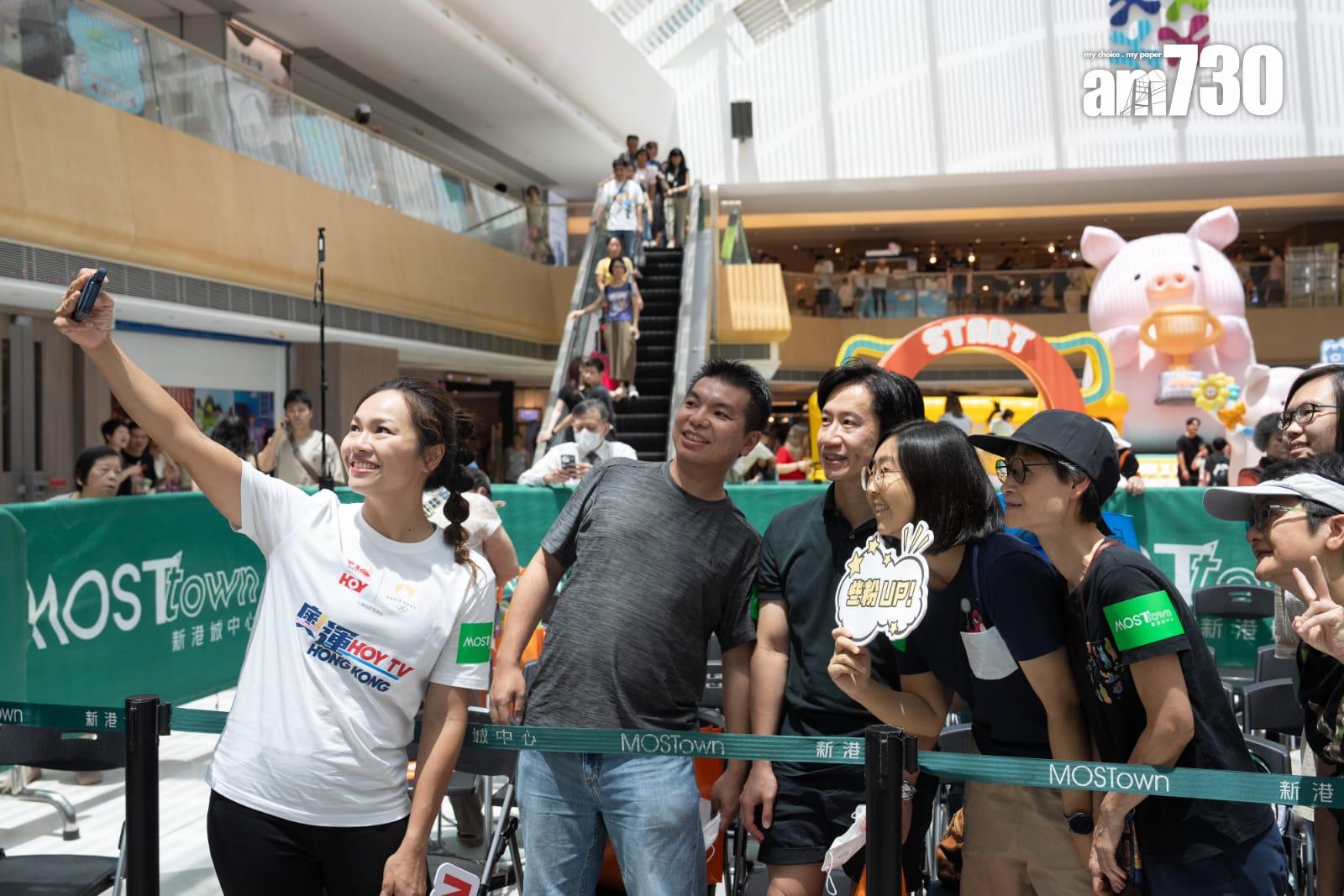 何雁詩、李慧詩等出席《奧運 HOY TV》預熱大會。(林靄怡攝)