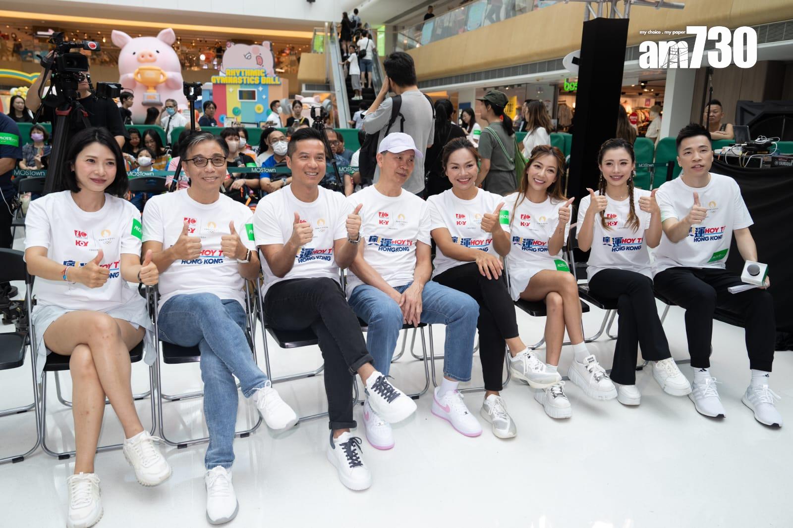 何雁詩、李慧詩等出席《奧運 HOY TV》預熱大會。(林靄怡攝)