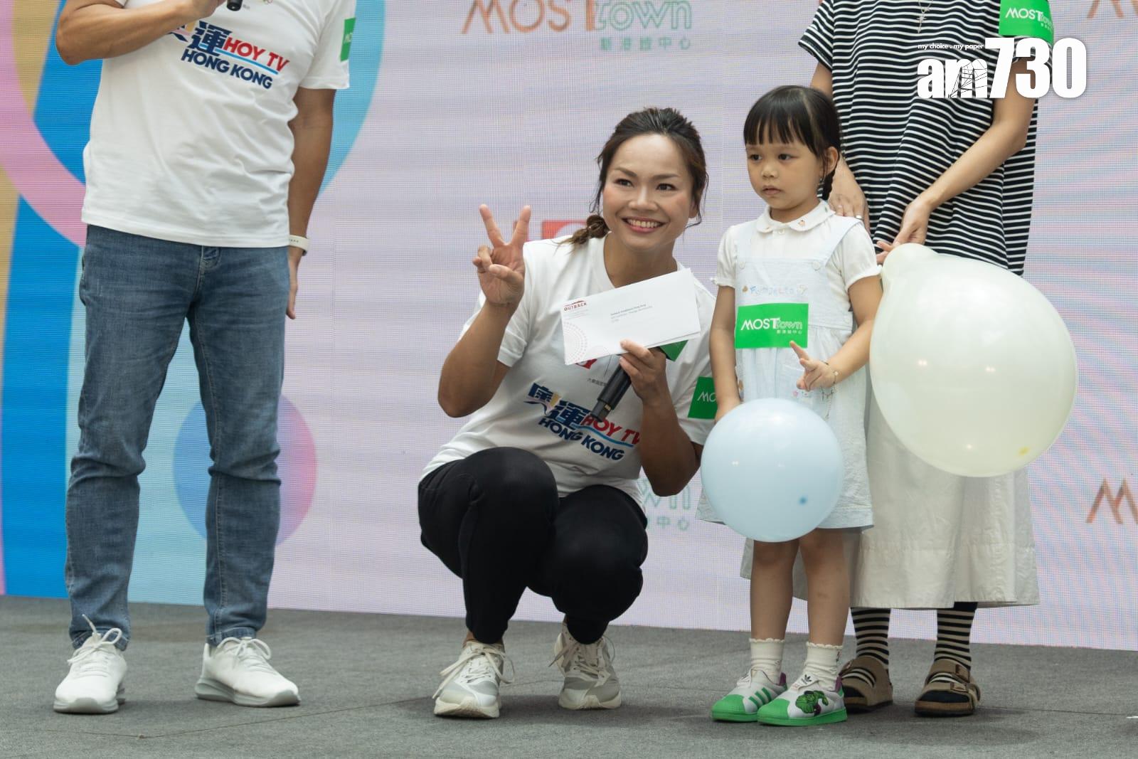 何雁詩、李慧詩等出席HOY TV的奧運宣傳活動。(林靄怡攝)