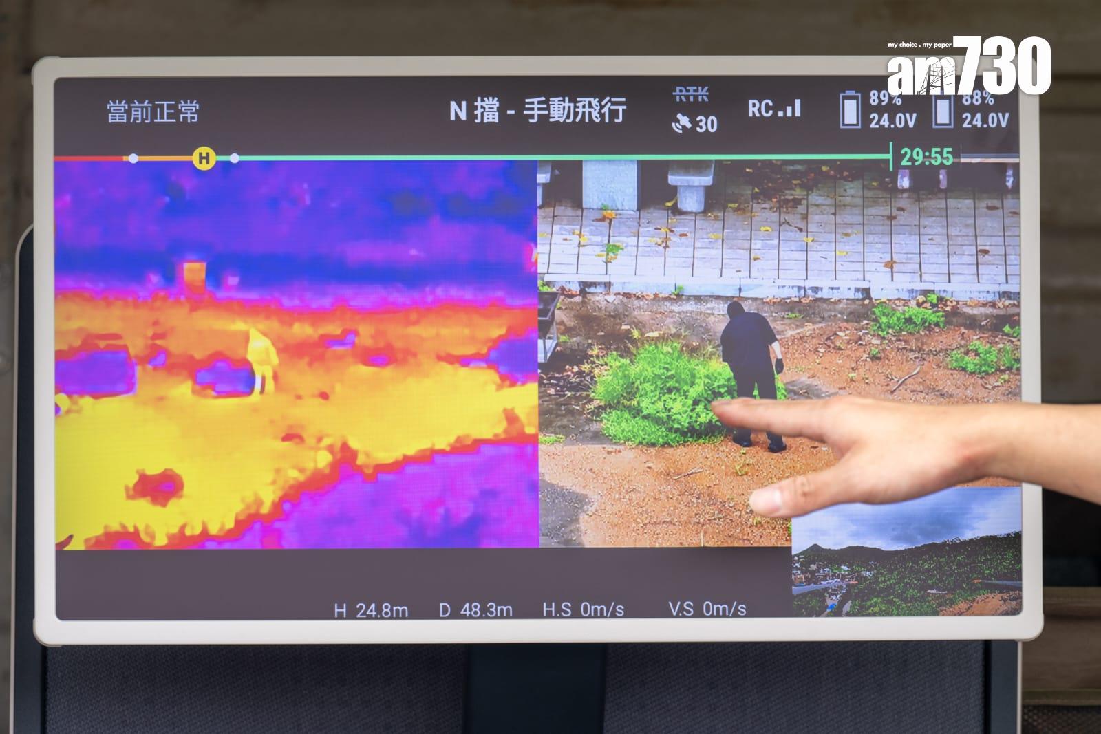 警西貢演習反盜竊 無人機助拘賊(陳奕釗攝)