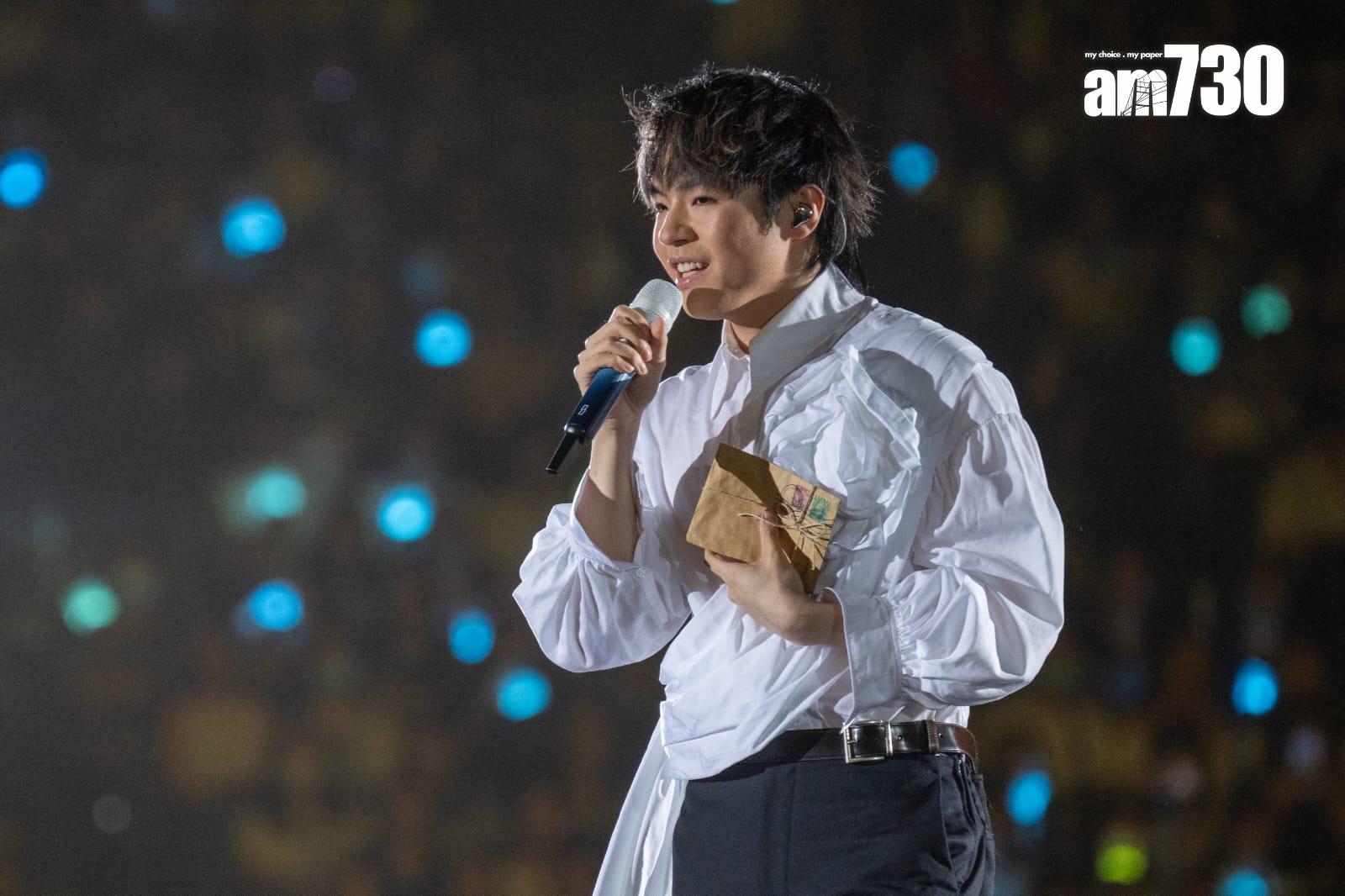 郵差派信給陳卓賢,Ian說是寫給5年之後的自己。(陳奕釗攝)