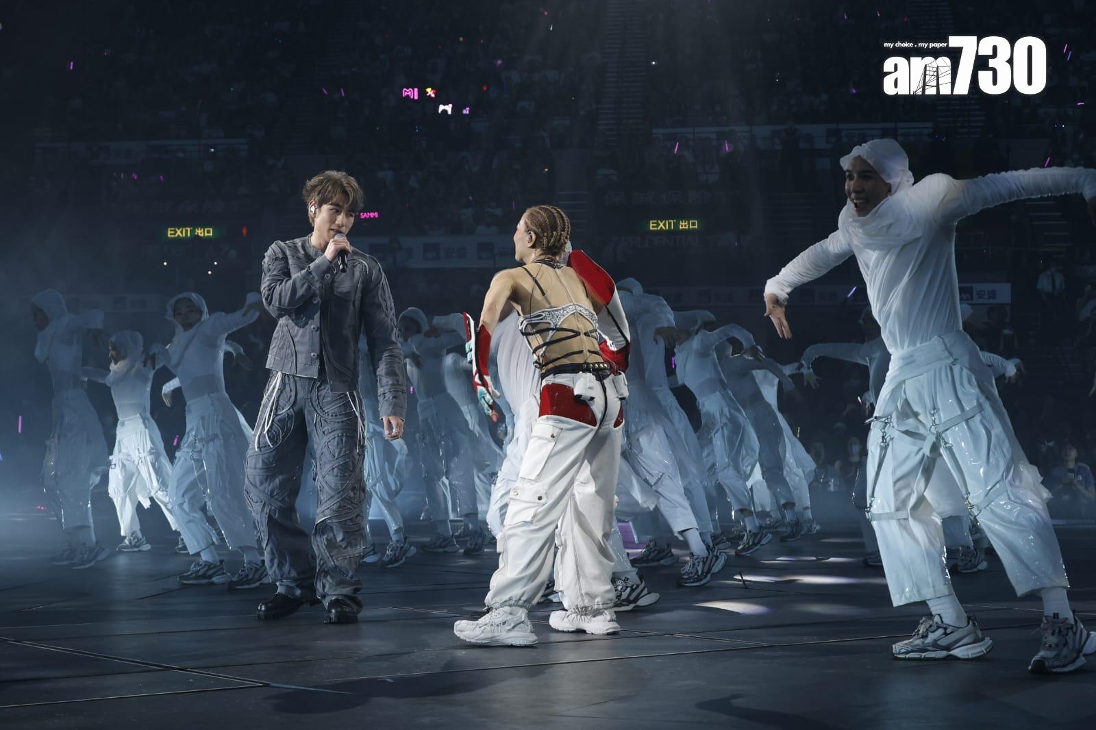 Jeffrey再度出場大展舞姿,與Sammi合唱《致我們的夢想》。