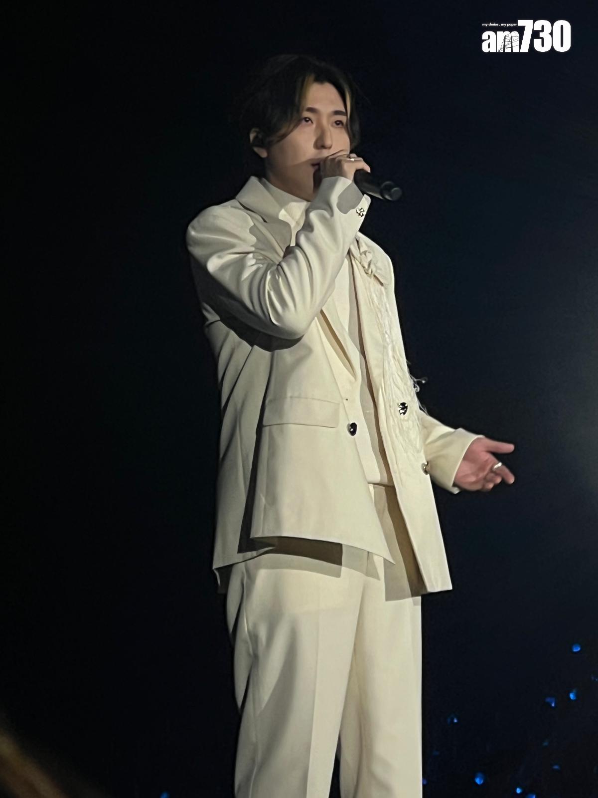 高瀨統也特地來港擔任AK個唱嘉賓,大曬廣東話。(娛樂組攝)