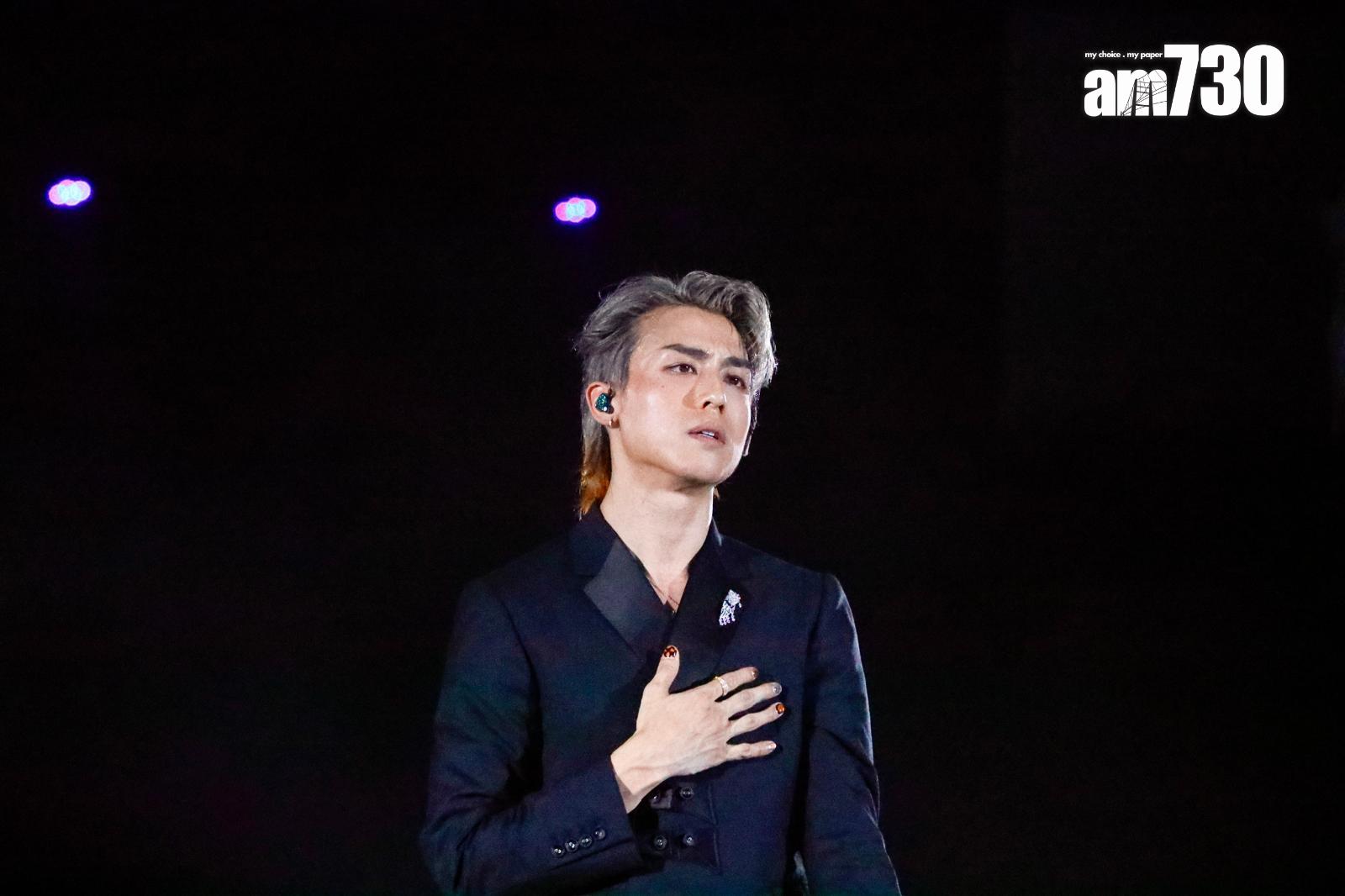 AK與高瀨統也合唱《白愛》。(娛樂組攝)