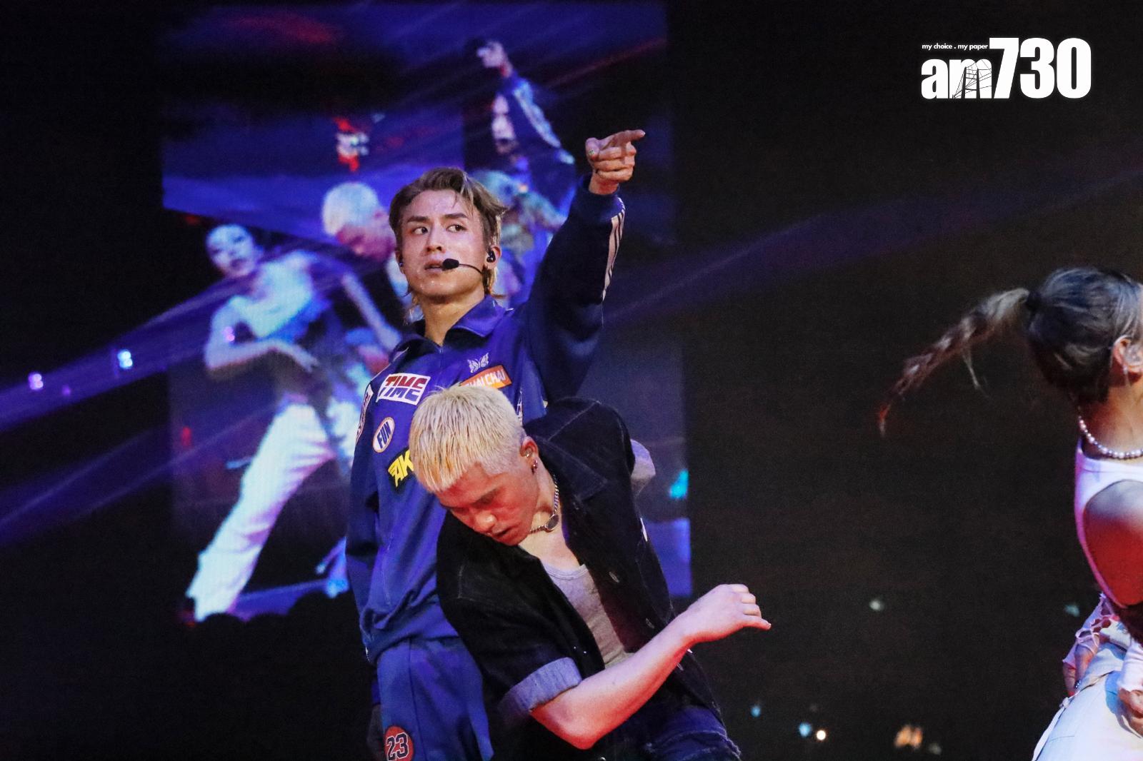 AK在個唱大展舞技。(娛樂組攝)