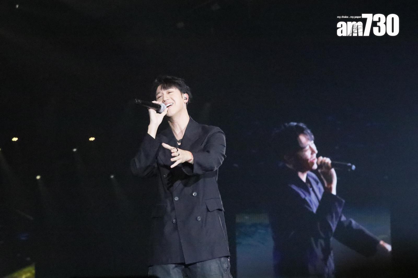 馮允謙首次現場演繹新歌《在愛面前投降》。(娛樂組攝)