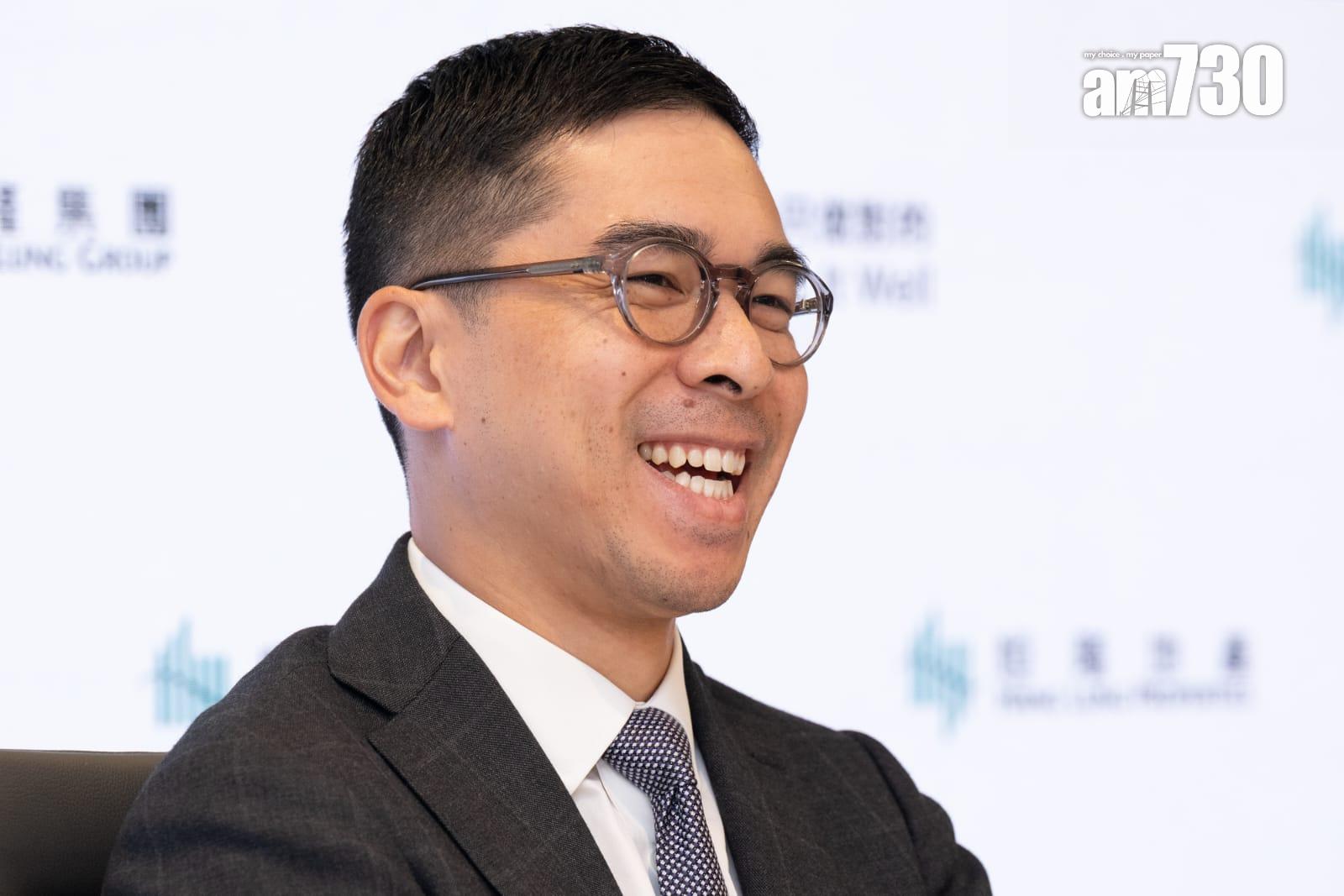 恒隆地產中期業績減派息,董事長陳文博稱,決定是經深思熟慮及務實決定。(陳奕釗攝)