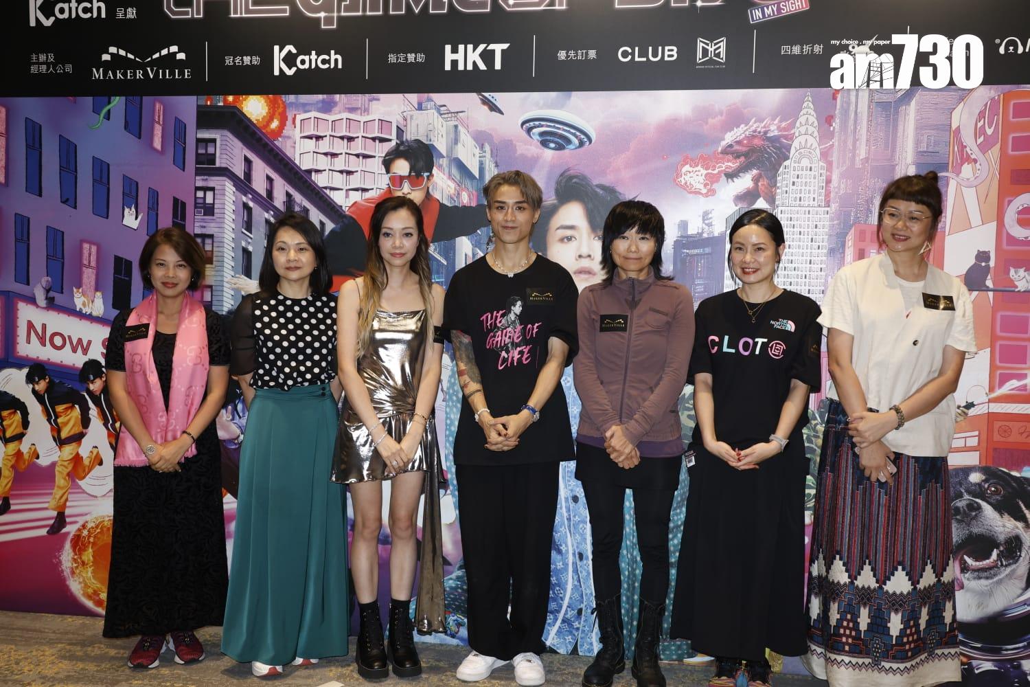 AK完騷接受訪問。(林俊源攝)